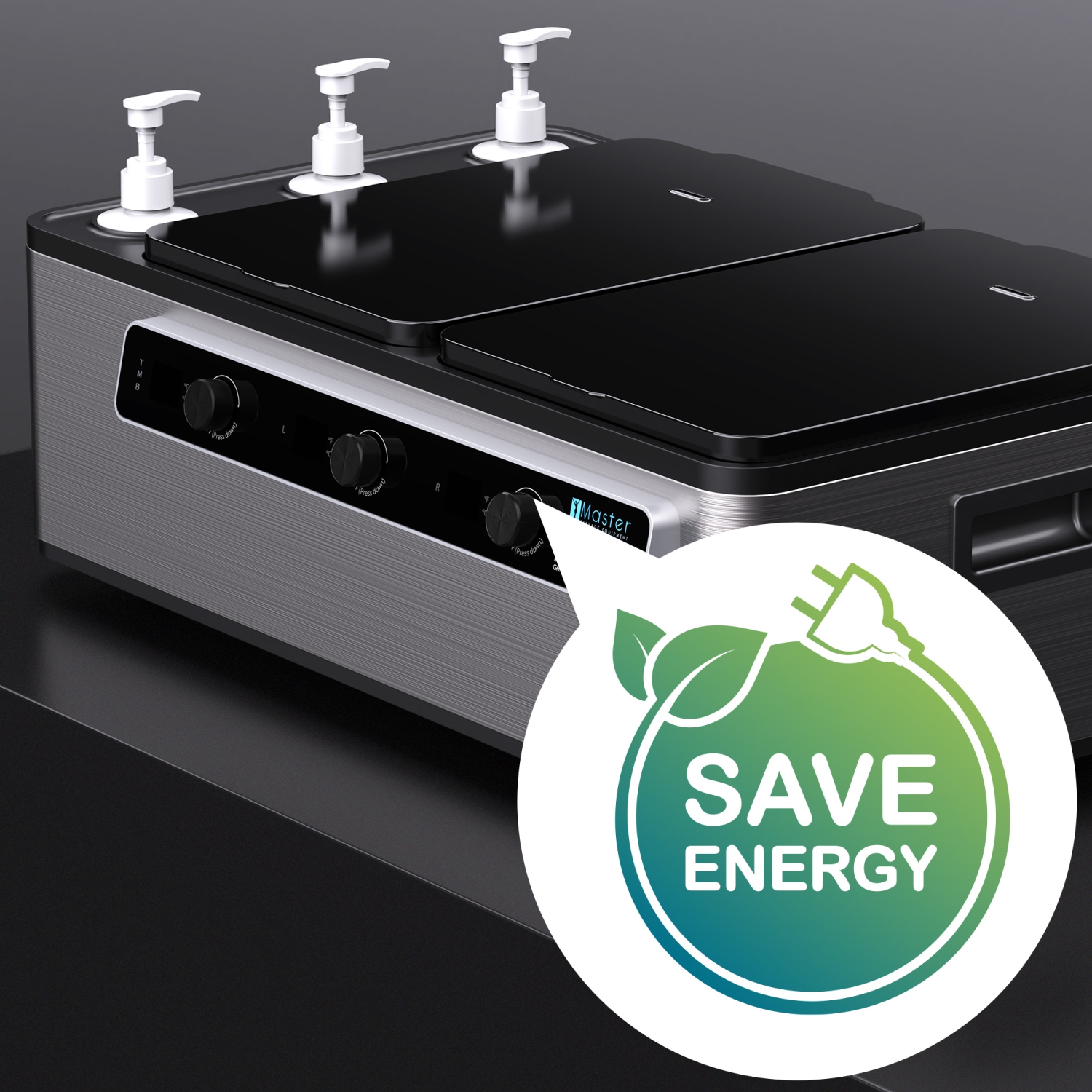 Master Massage Professional Electric 2 in 1 Massage Stone Heater/Steam Cooking Heater & 3 Bottle Massage Oil & Lotion &Gel Warmer-Digital