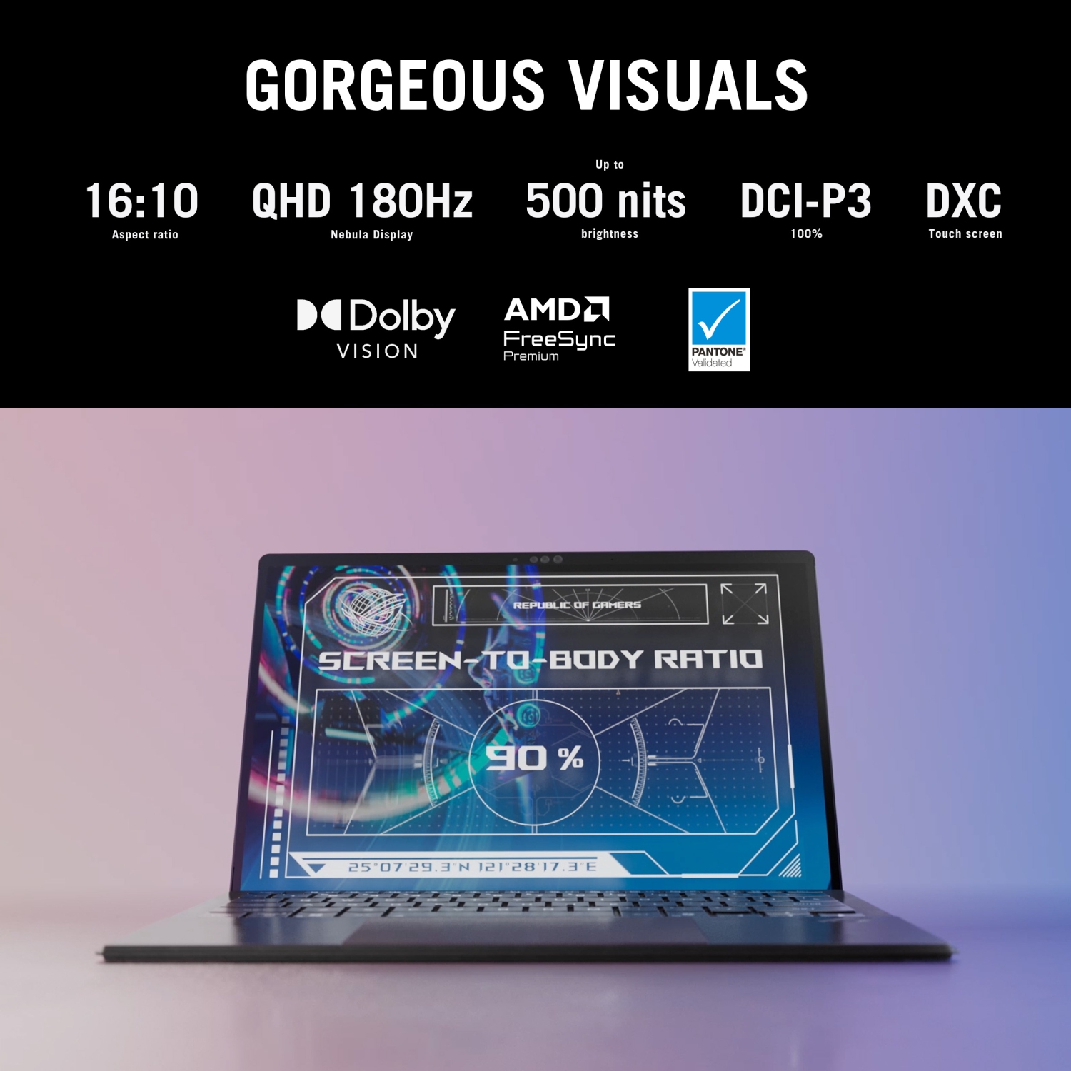 ROG Flow Z13 2-in-1 Gaming Laptop (13" 2.5K Nebula Display / AMD Ryzen AI Max 395+ / 32GB RAM / 1TB SSD / Windows 11 Pro / Long Battery Life/