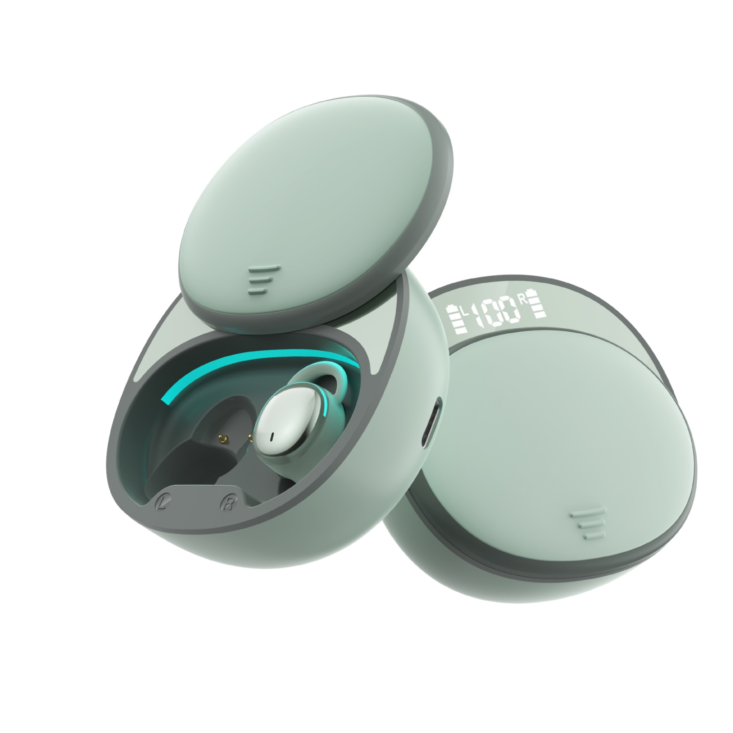 Sleep Headphones,Sleep Earbuds for Side Sleepers,Wireless Earbuds with LED Power Display,Music Sleep Invisible Earbuds for