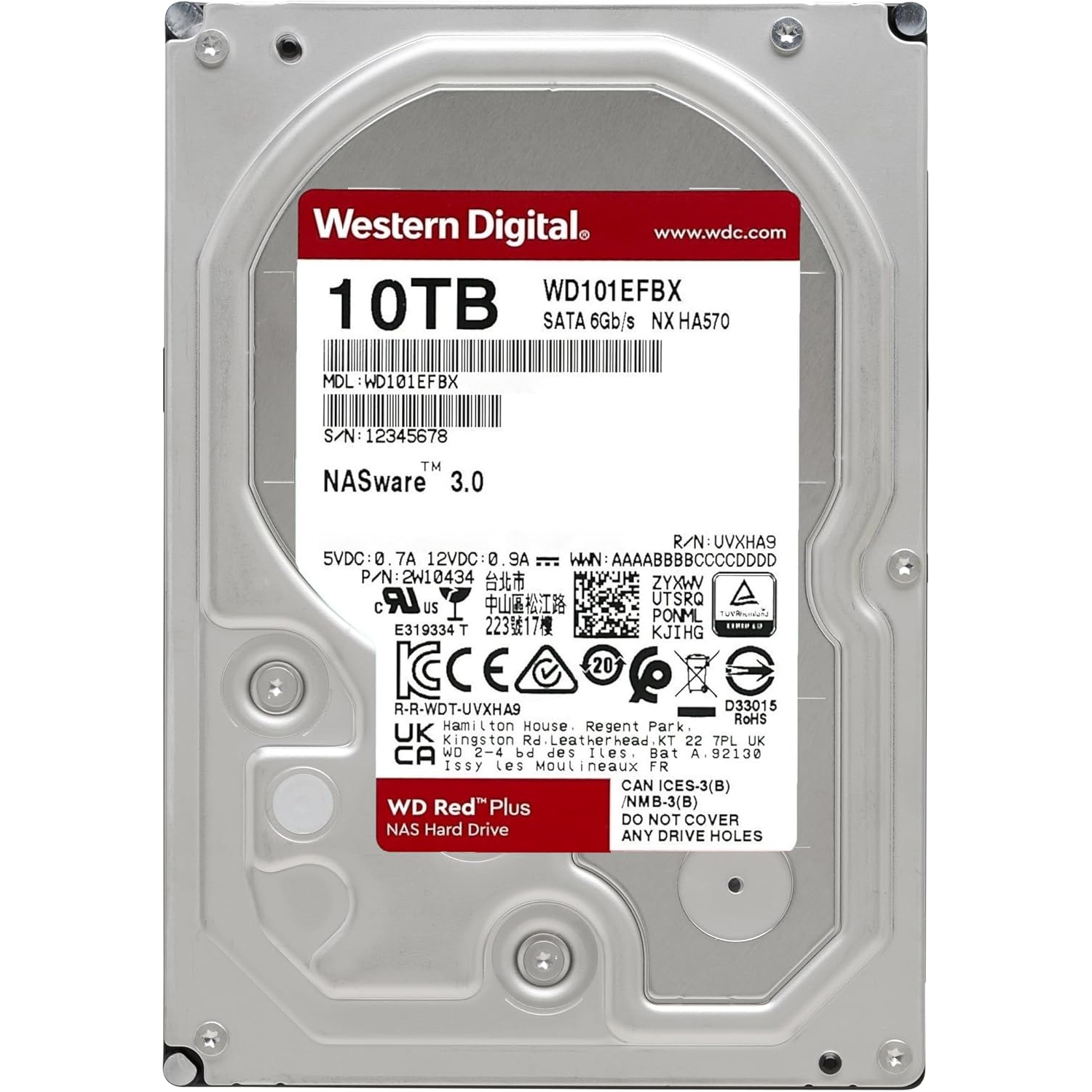 Western Digital WD101EFBX – High-Performance 10TB Internal Hard Drive for Reliable Storage