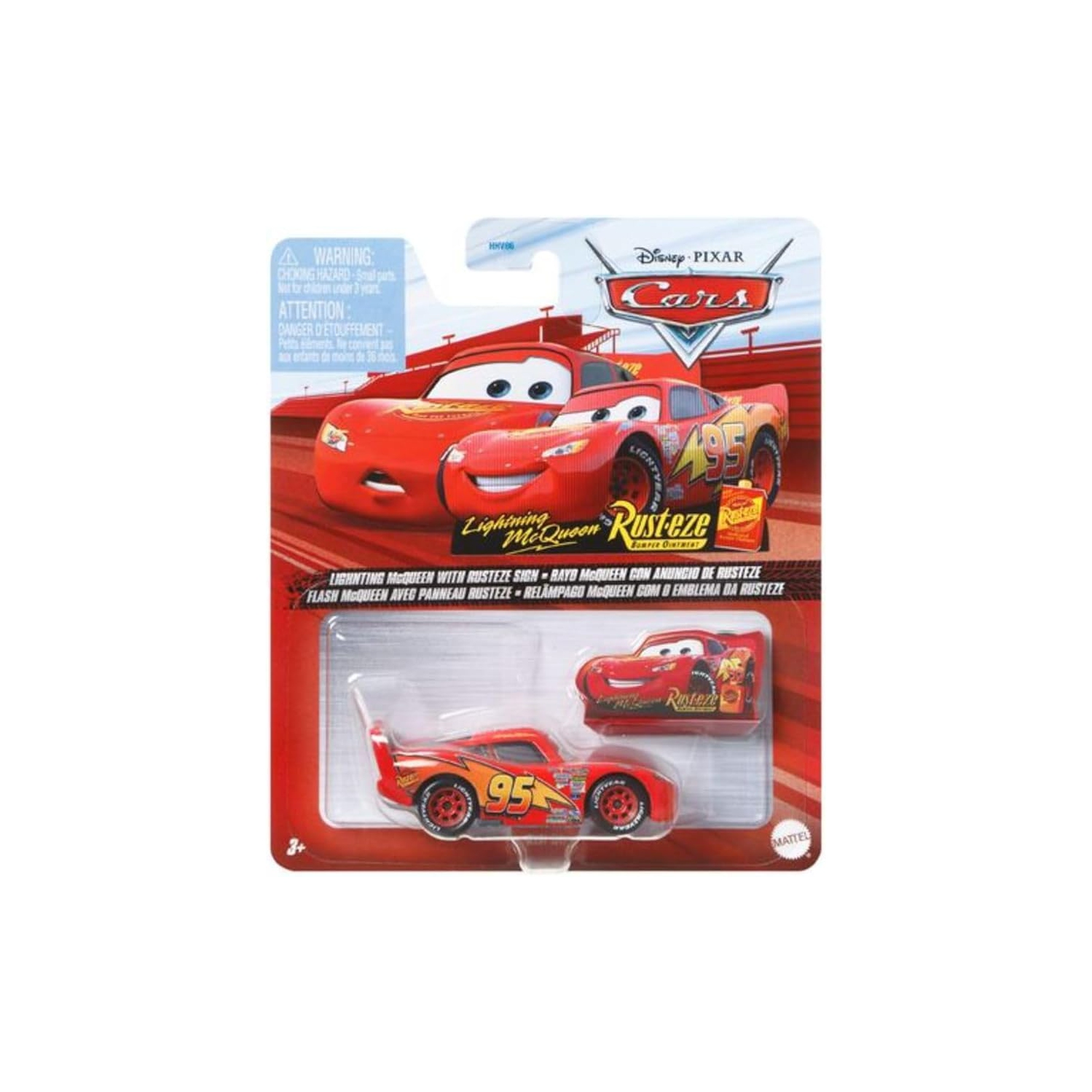 Disney Pixar Cars: Lightning McQueen with Sign