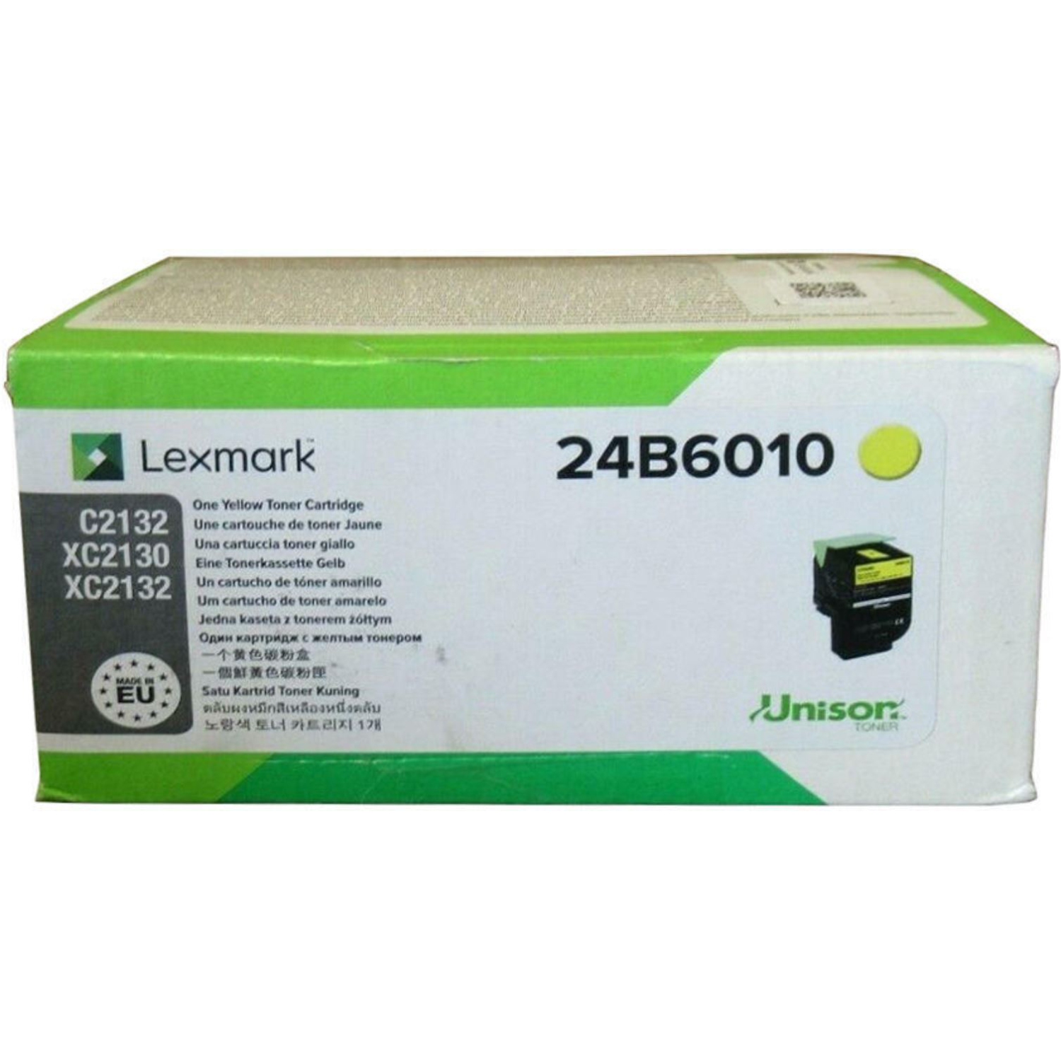 ** GARANTIE DE 365 JOURS ** LEXMARK 24B6010. Cartouche d'encre en poudre jaune authentique d'origine, pour&nbsp;: C2132, XC2130, XC2132. Par