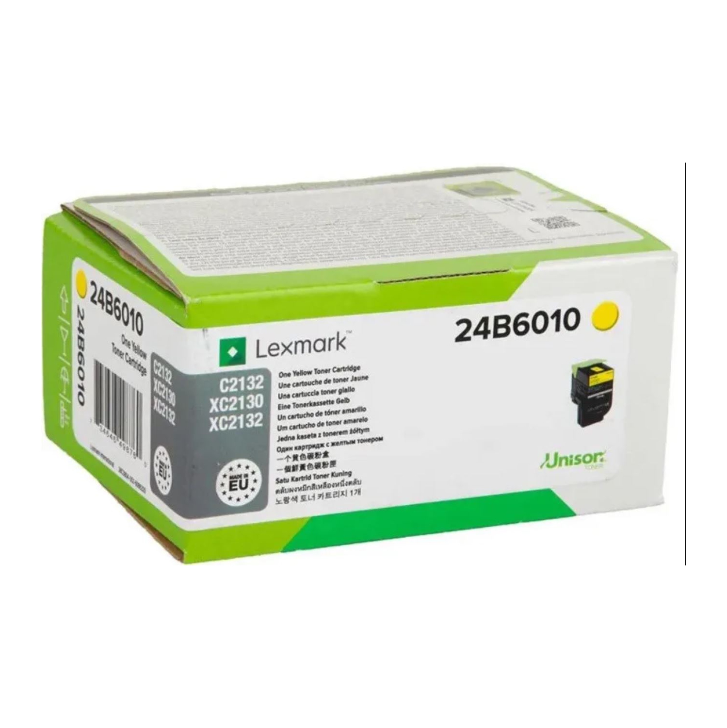 ** GARANTIE DE 365 JOURS ** LEXMARK 24B6010. Cartouche d'encre en poudre jaune authentique d'origine, pour&nbsp;: C2132, XC2130, XC2132. Par