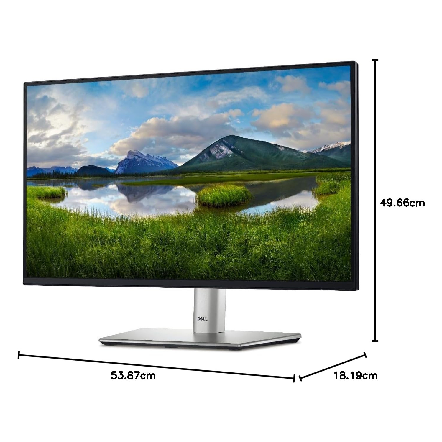 Dell 24 Monitor - P2425H - 23.8 Inch Full HD, 100Hz Refresh Rate, Comfort view Plus, 99% sRGB, IPS Panel, 1500:1, Tilt/Swivel/Pivot/Height