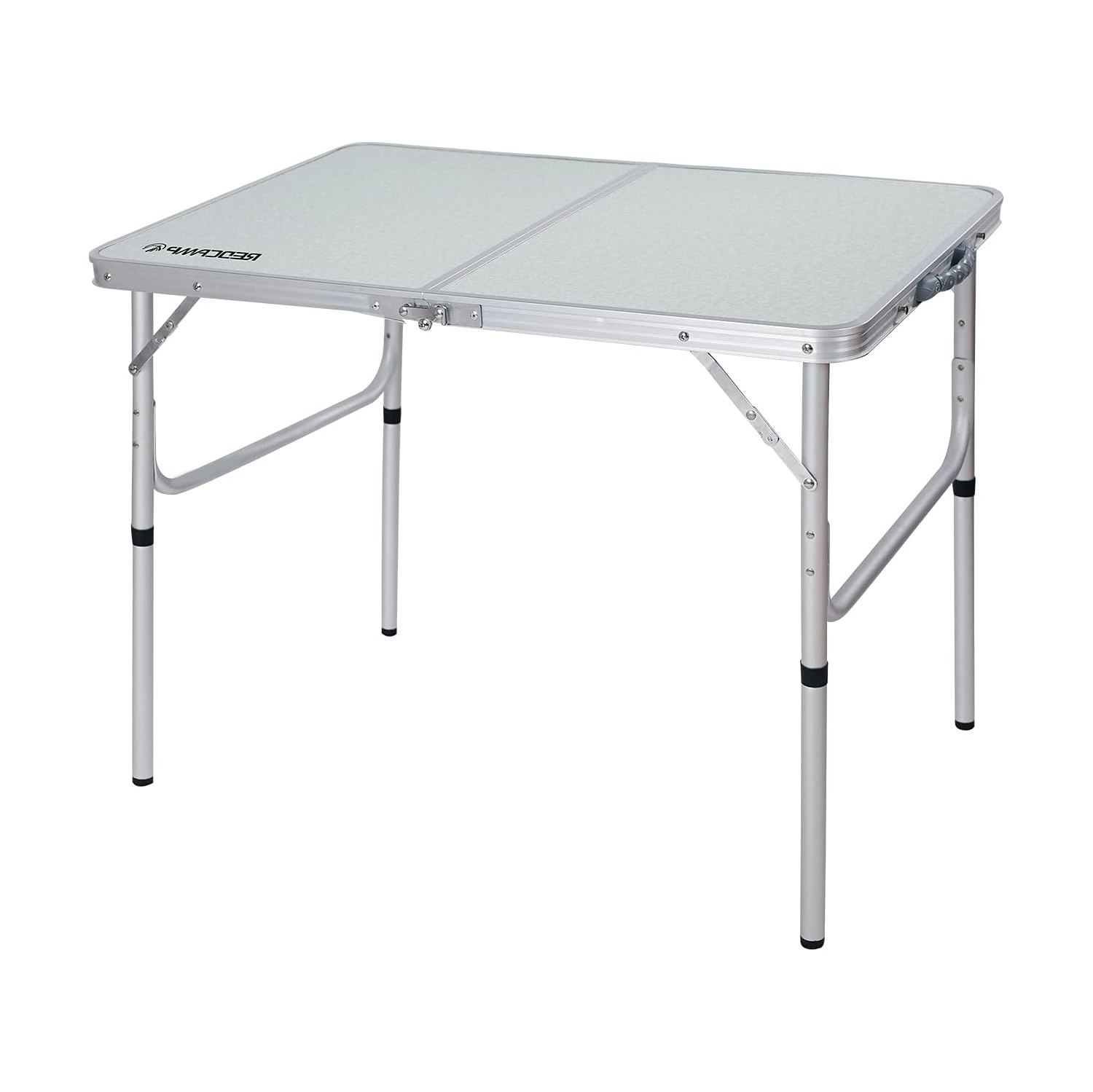 PetginHome 3 Feet Folding Table,Foldable Table Adjustable Height, Lightweight Portable Aluminum Camping Table, 2 Heights,91D x 60W x 71H cm