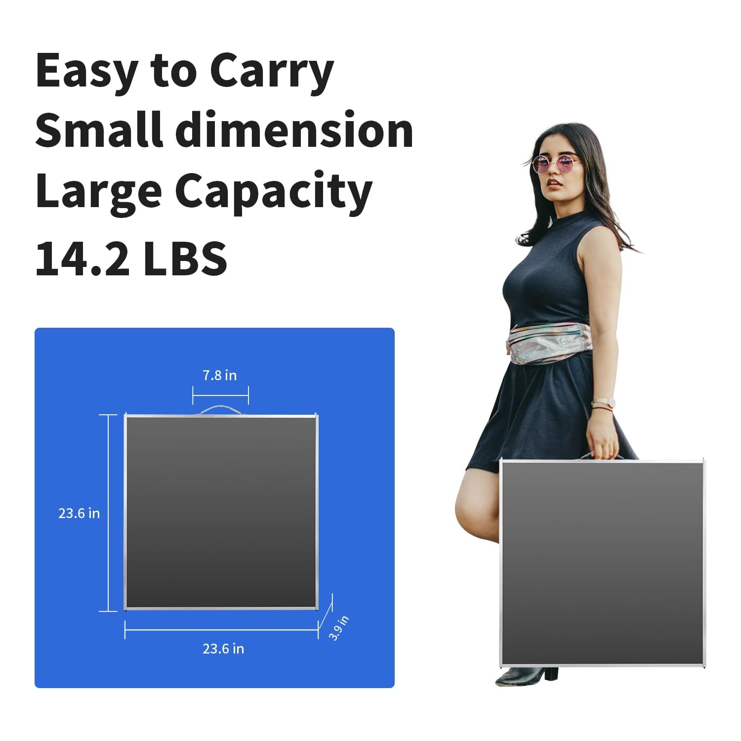 Petite table pliante de 6 pi Table de camping pliable Table de barbecue Table de pique-nique Portable Mesh 3 Hauteur réglable pour pique-nique, plage