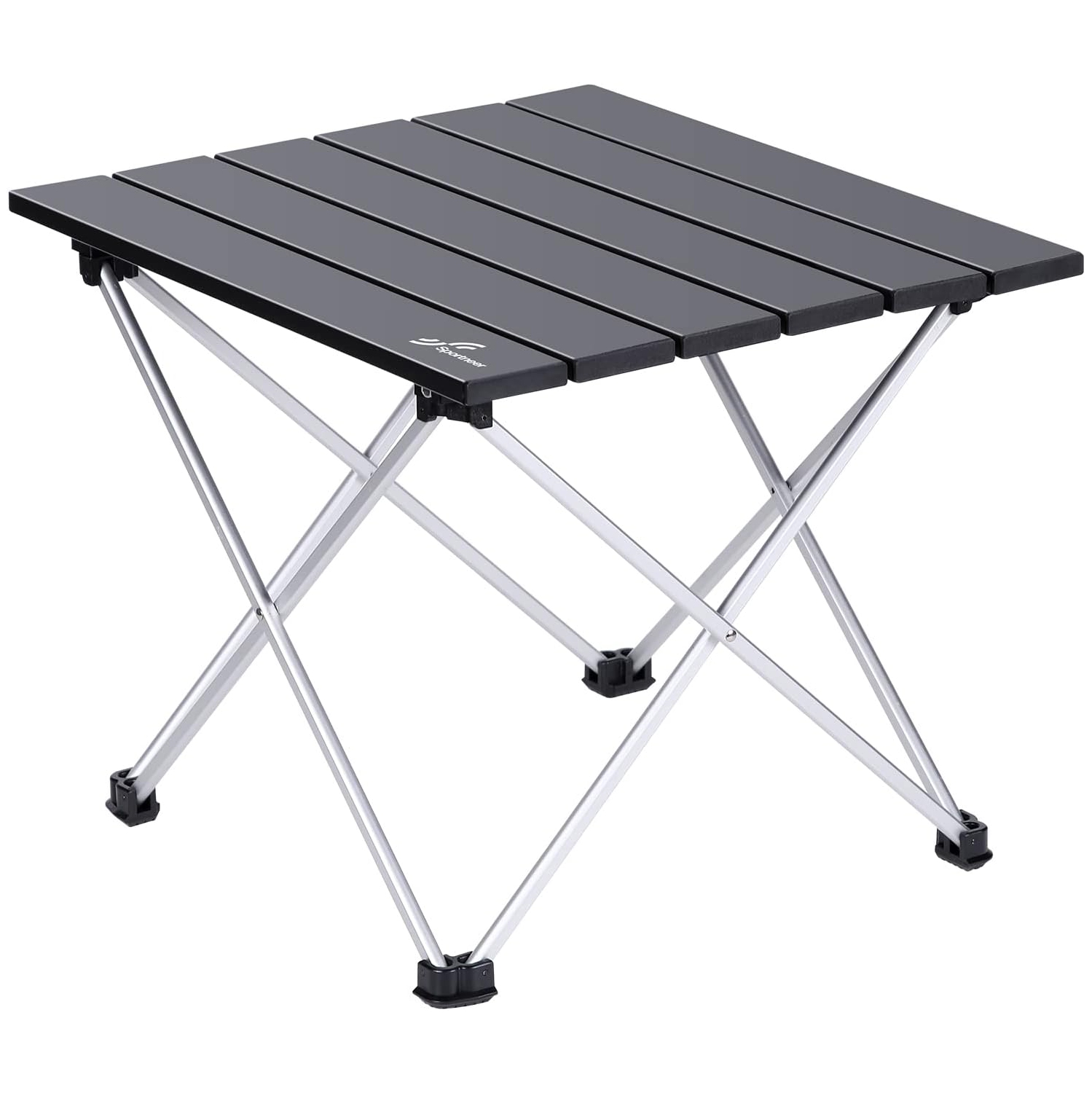 Table pliante de camping PetginHome, table d'appoint compacte en aluminium léger pour barbecue de pique-nique de camping, grande taille