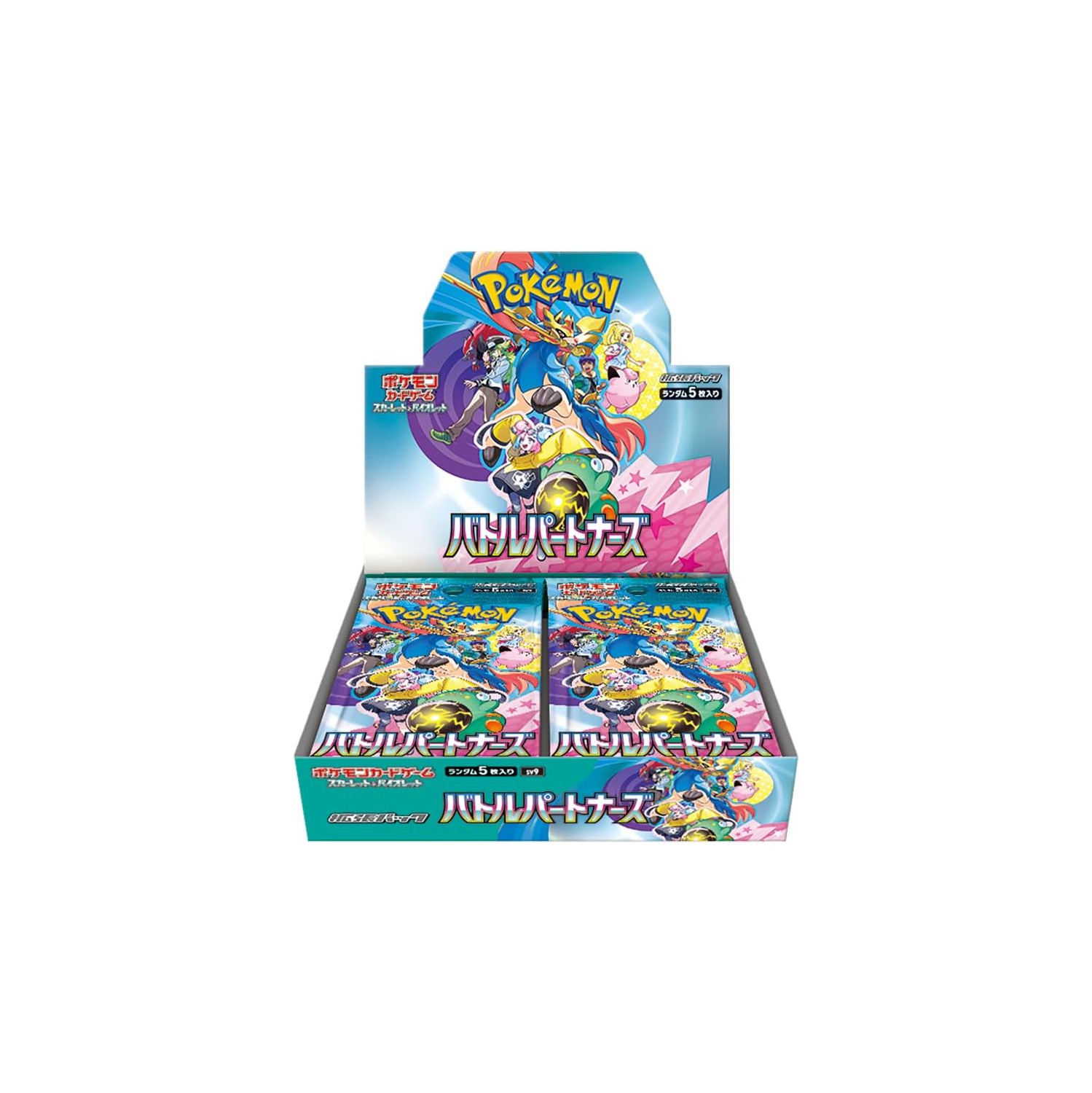 Pokemon Booster Box, SV9, Pokémon Booster Box Scarlet & Violet Expansion Pack, Battle Partners Booster Box - 30 Packs
