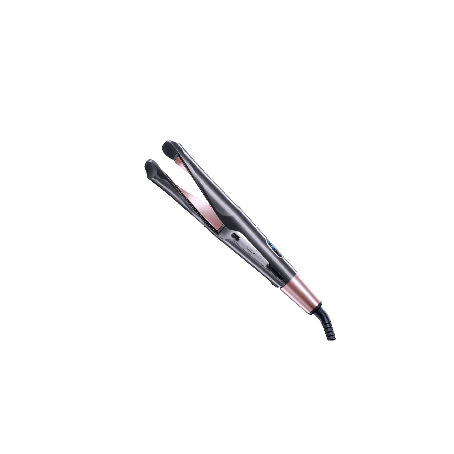 Fer plat 2-en-1 Fer à friser portatif en céramique Outils à cheveux pour la maison et les voyages