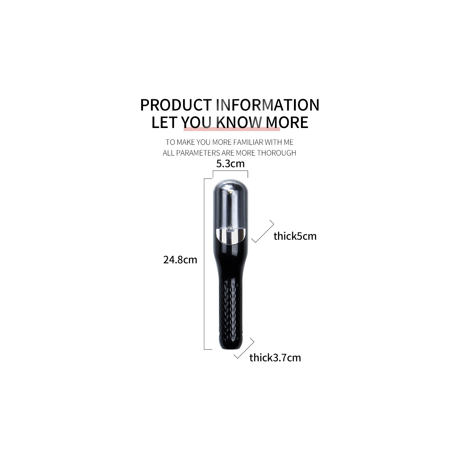 Cordless Hair Split End Remover USB Straighten Hair Automatic Hair Clipper Hair Fork Trimmer Electric Hair Trimmer-Black