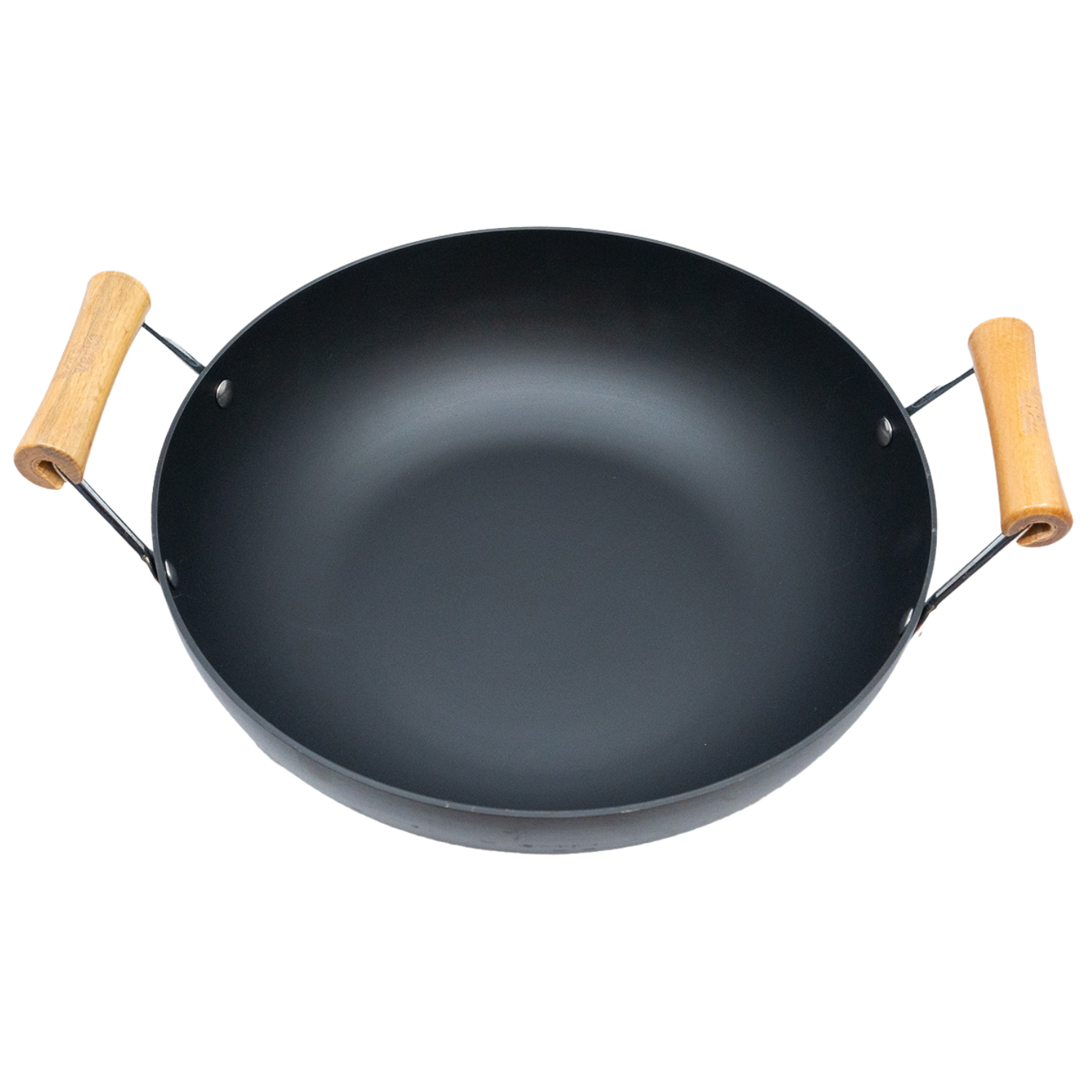 Verka Anodised Iron Wok, 36 cm