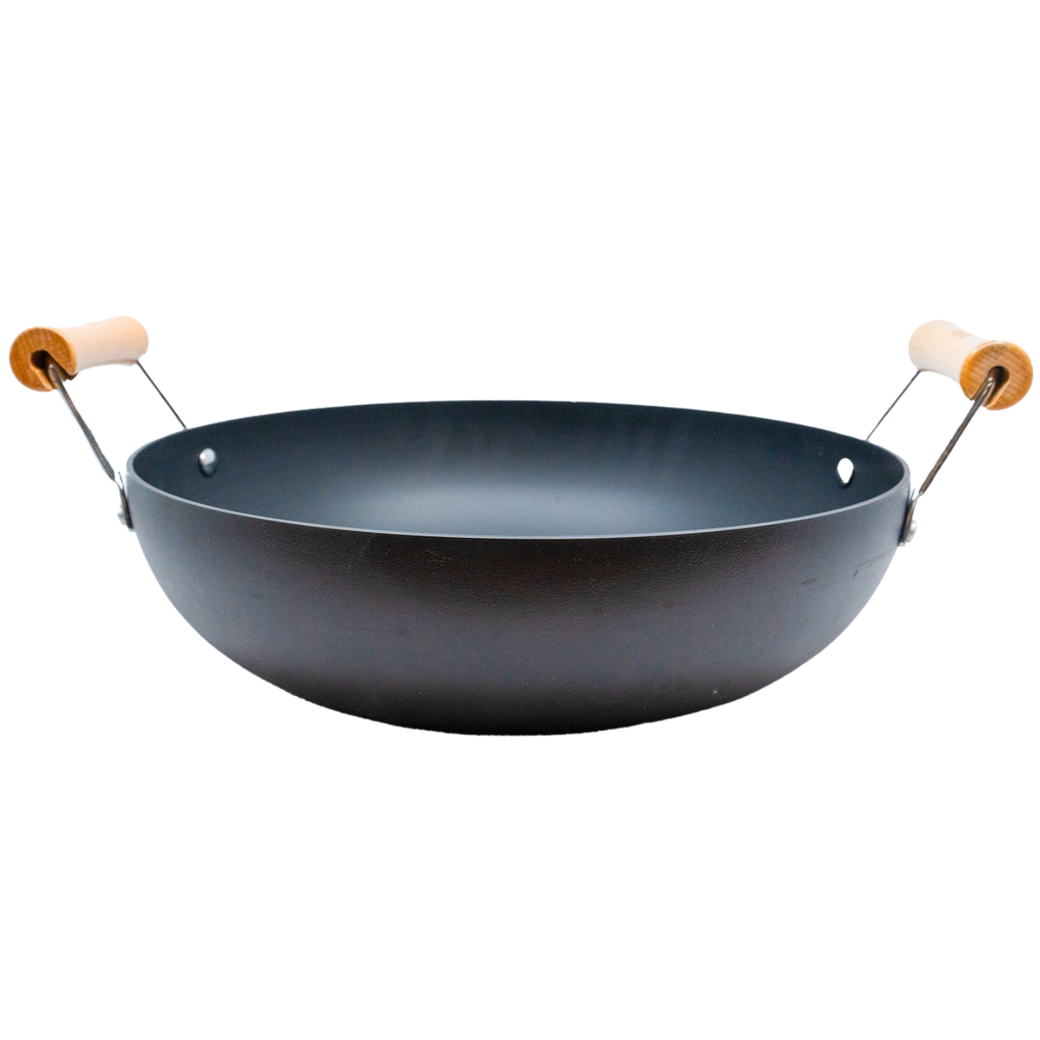 Verka Anodised Iron Wok, 36 cm
