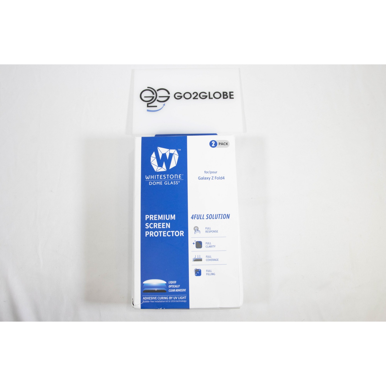 Refurbished - Whitestone Dome Glass Premium Screen Protector – 2 PackPerfect Fit for Galaxy Z Fold 4