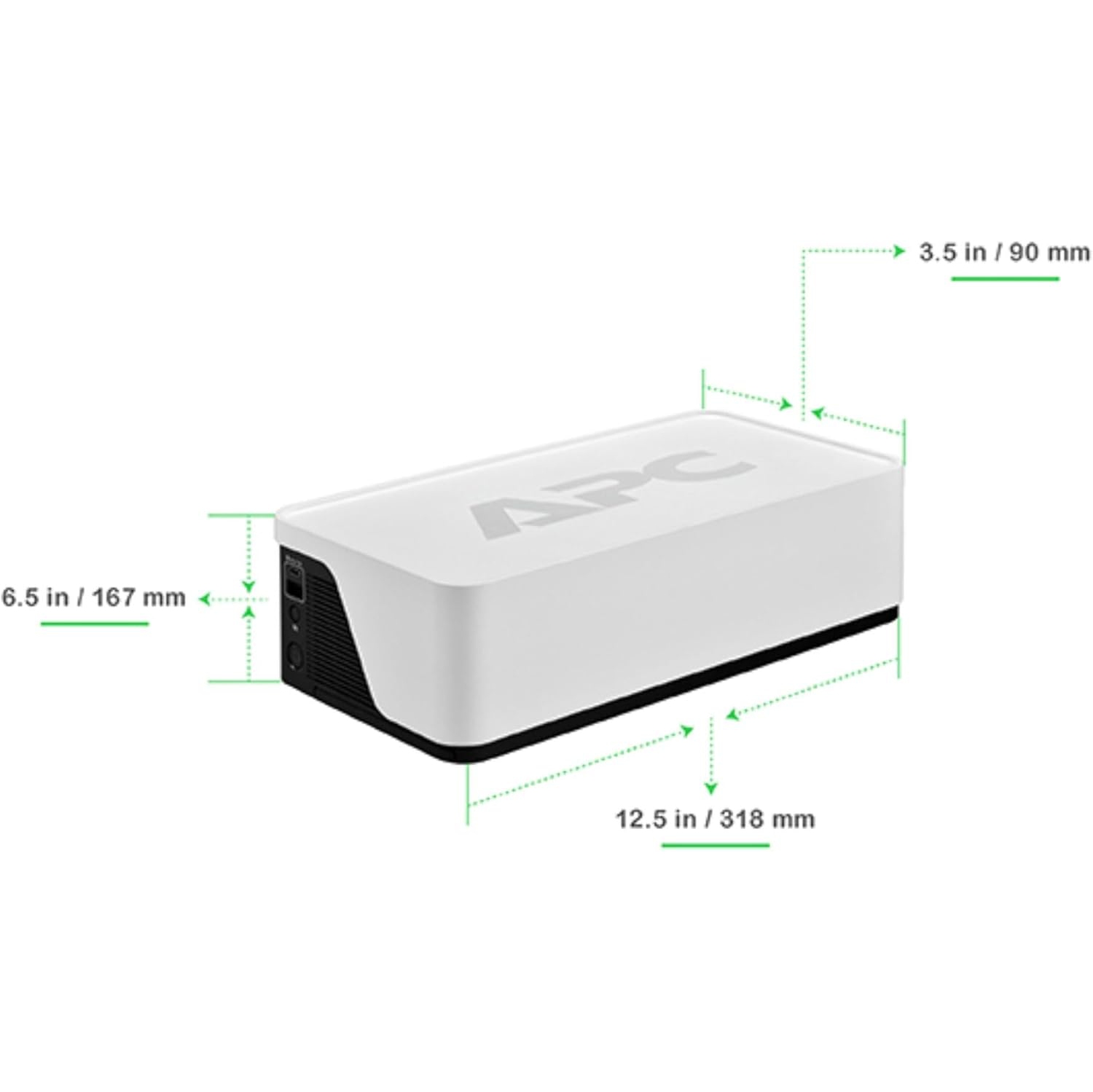 APC UPS Battery Backup, 1050VA UPS with 6 Backup Battery Outlets, Type C USB Charging, BE1050G3 Back-UPS