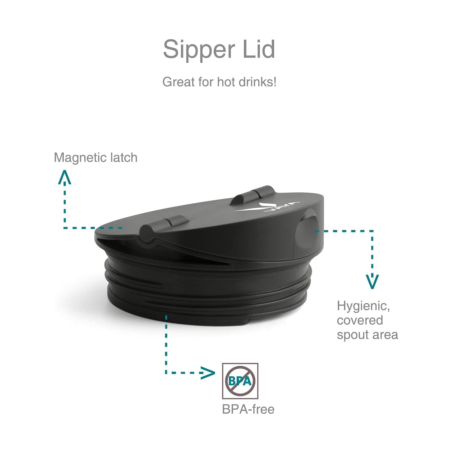 Bouteille d'eau 3 en 1 thermoSteel DRYNK 350 ml de VAYA pour Gulper et Sipper avec 2 tasses, bouteille ThermoSteel, rouge