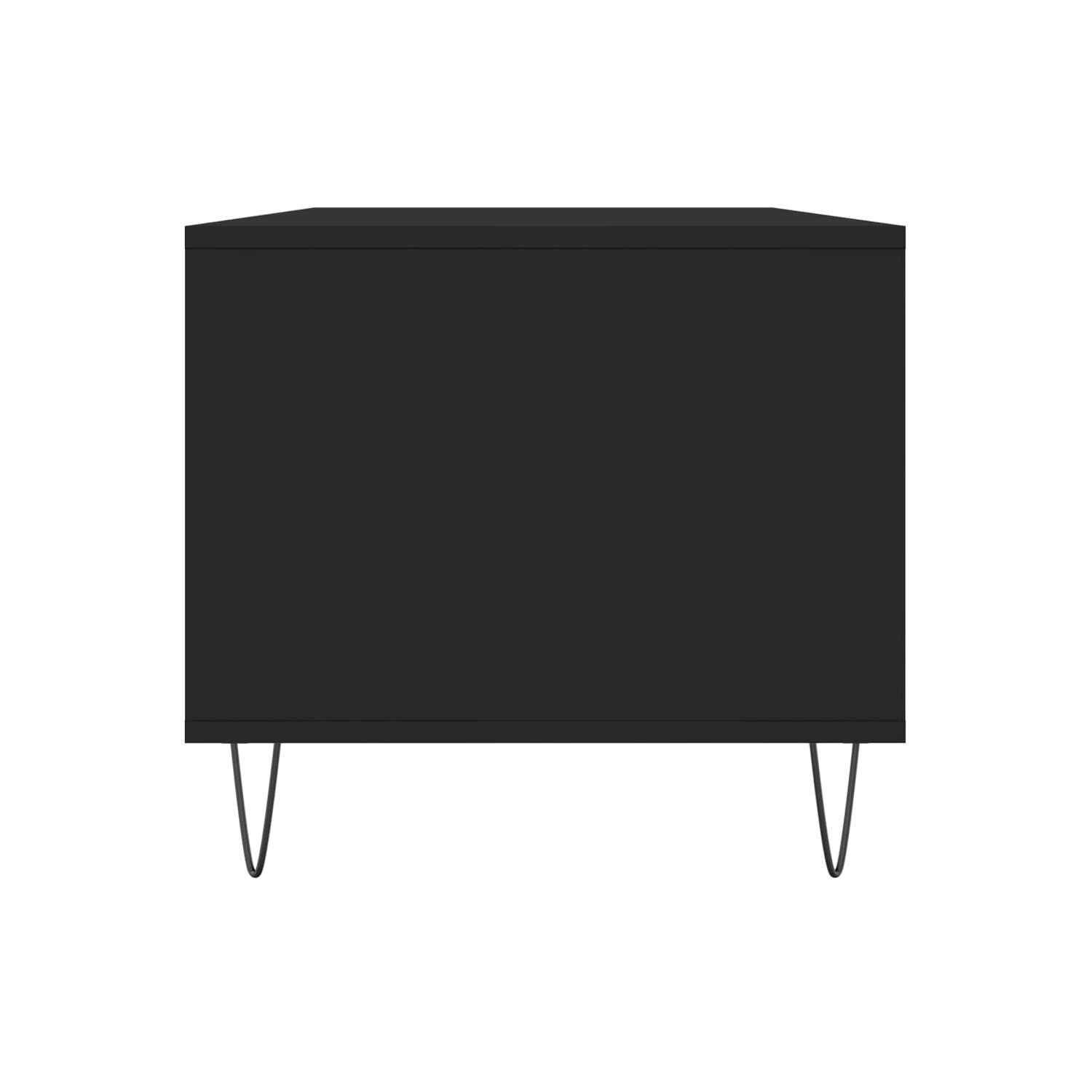 vidaXL Coffee Table Black 90x49x45 cm Engineered Wood