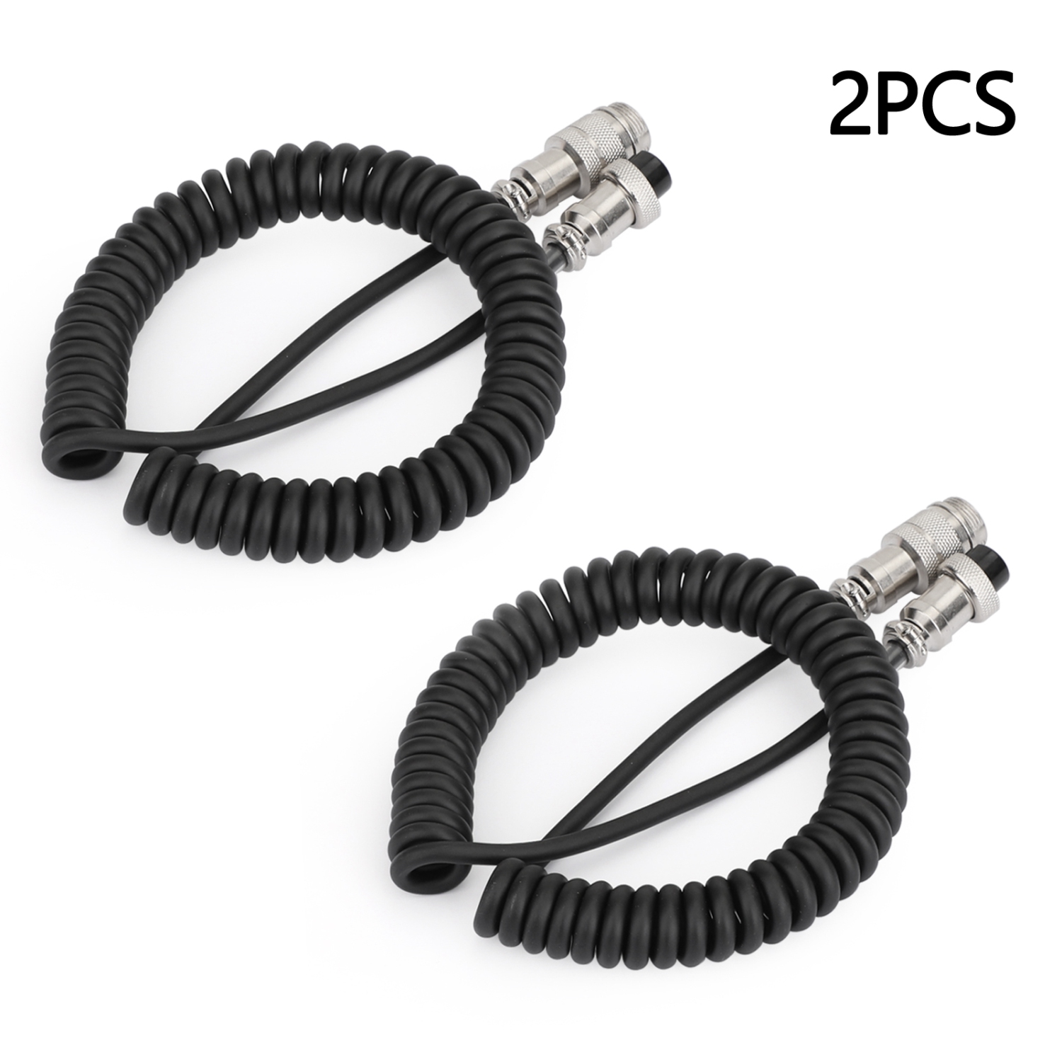 2x 8-Pin Hand Mic Extension Cords for Yaesu FT847 920 950 FT2000 FT1000 MH-31B8