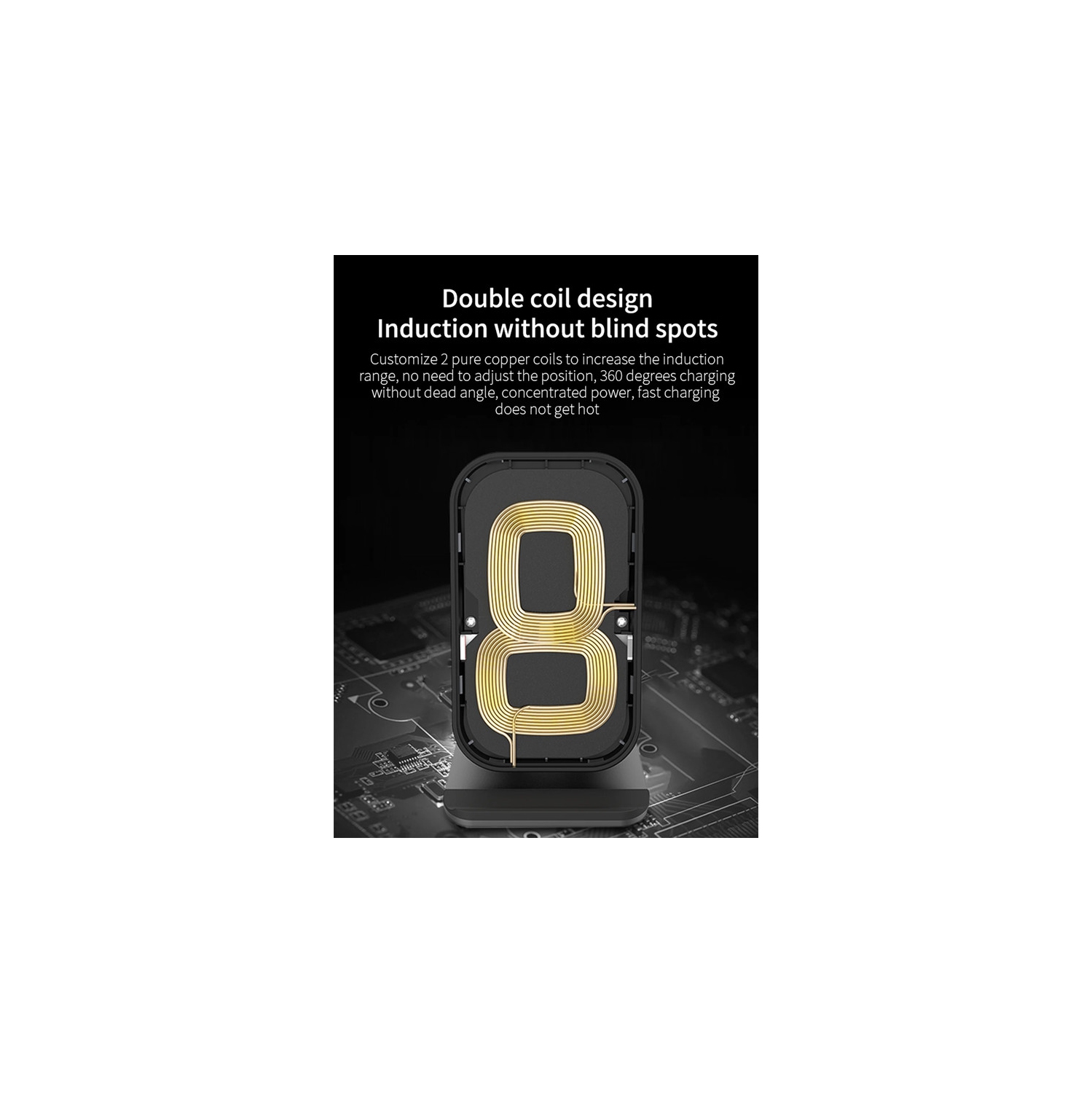 2 in 1 15W Wireless Charger and Car Holder Qi Quick Charge for iPhone 12 13 Android Wireless Charger Stand