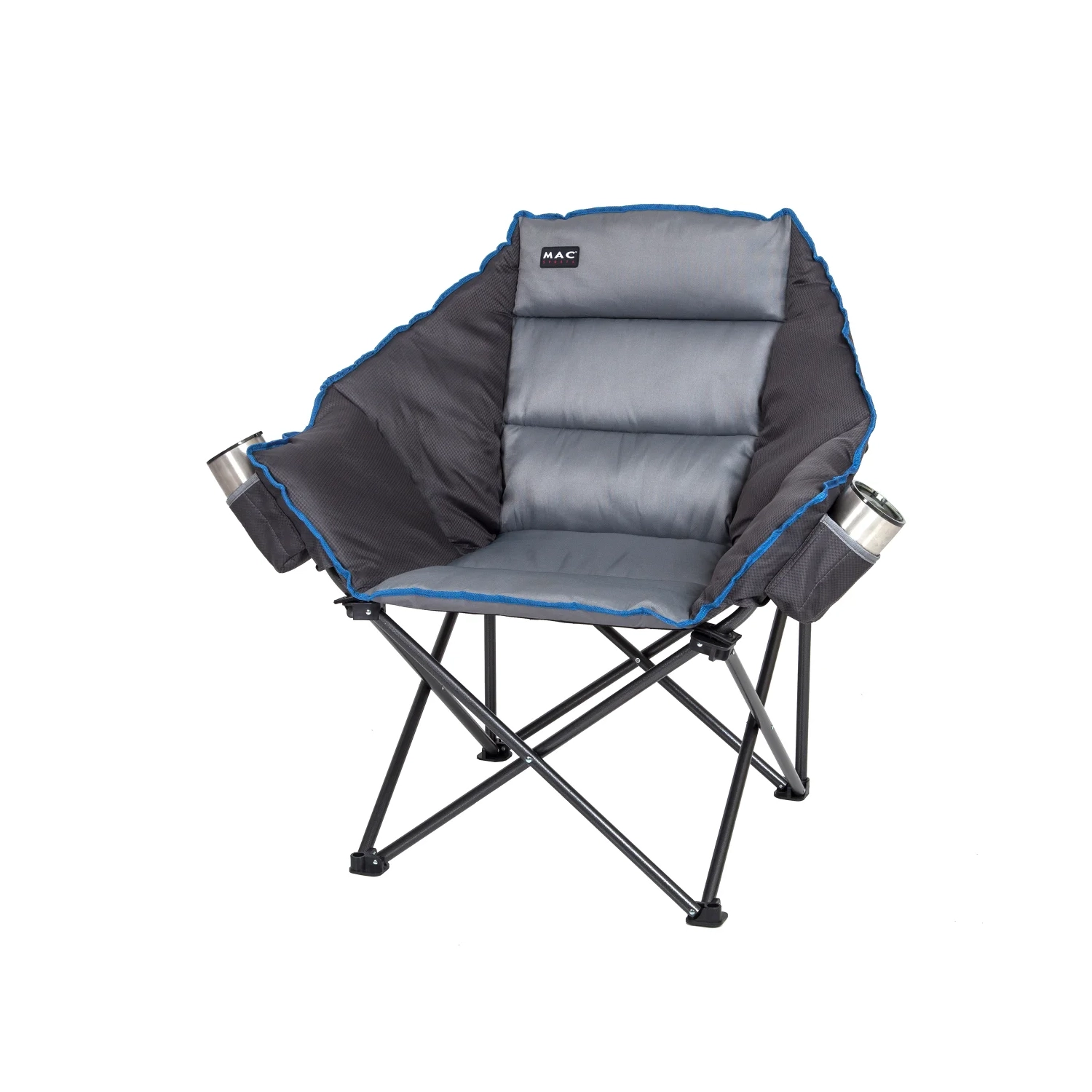 Chaise club rembourrée Mac Sports, paq./2