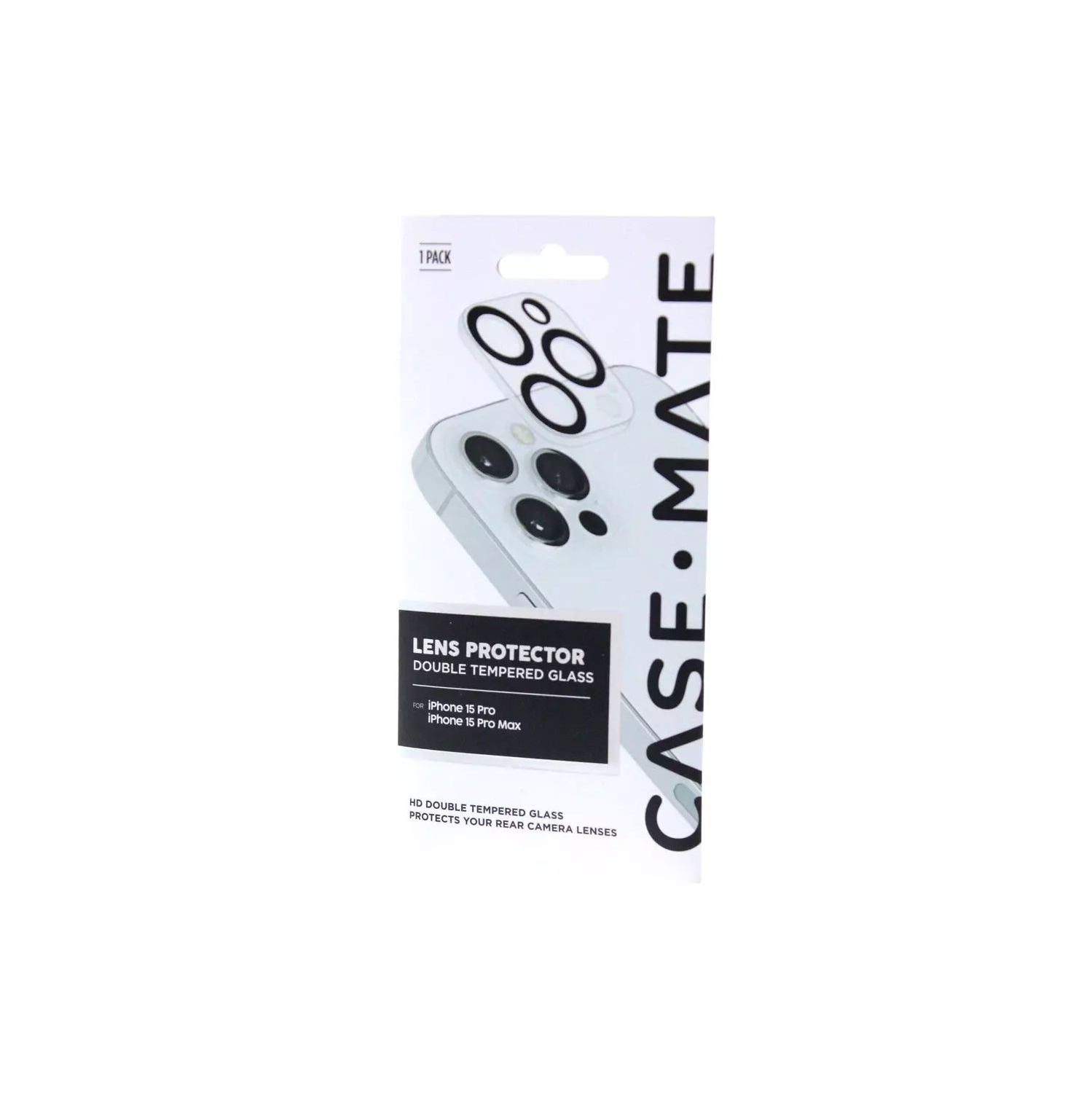 Protecteur d'objectif de Casemate pour iPhone 15 Pro et 15 Pro Max d'Apple