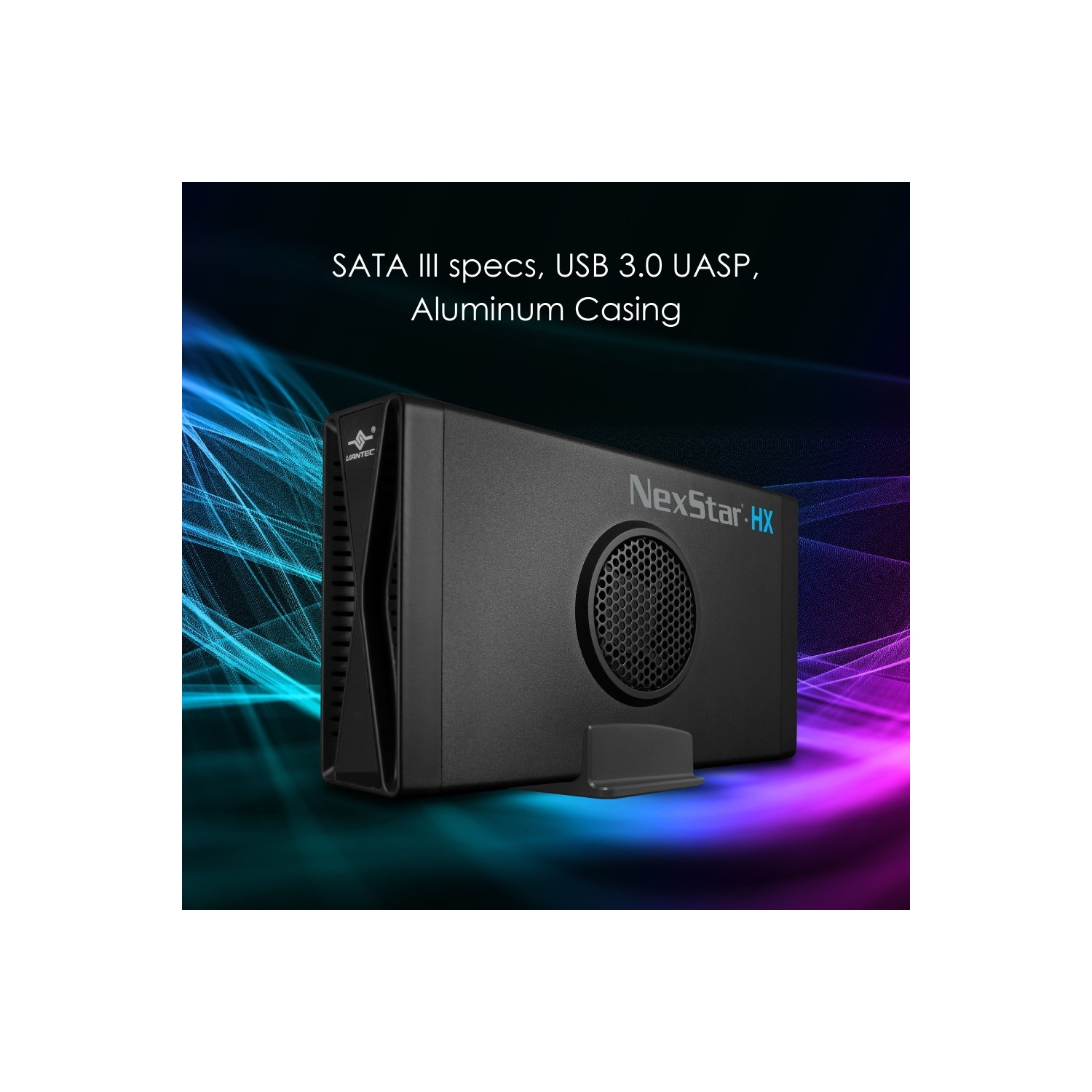 Vantec Removable Device NST-387S3-BK NexStar HX 3.5" SATA III Hard Drive Enclosure USB 3.0