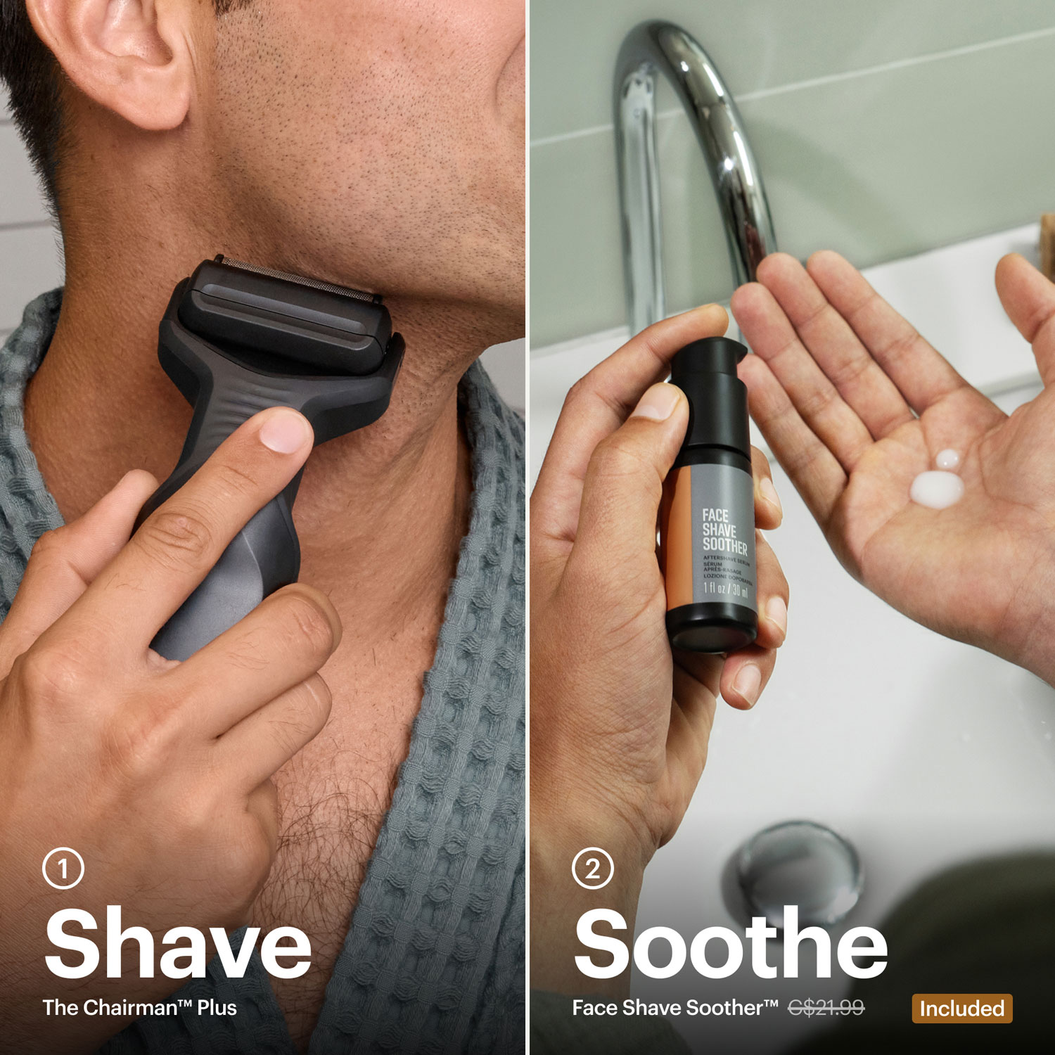 Manscaped Chairman Plus Cordless Face Shaver Essentials Kit