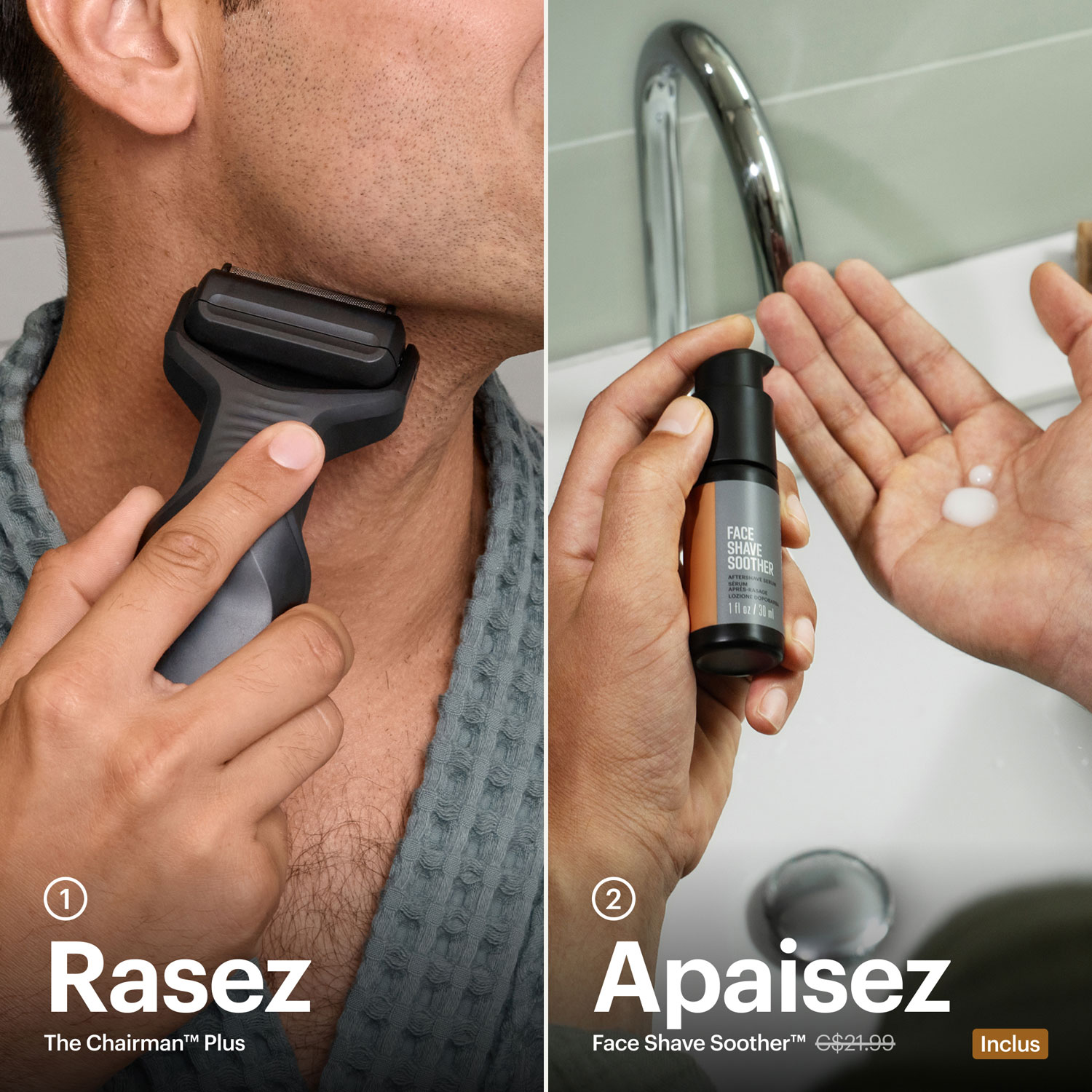 Manscaped Chairman Plus Cordless Face Shaver Essentials Kit