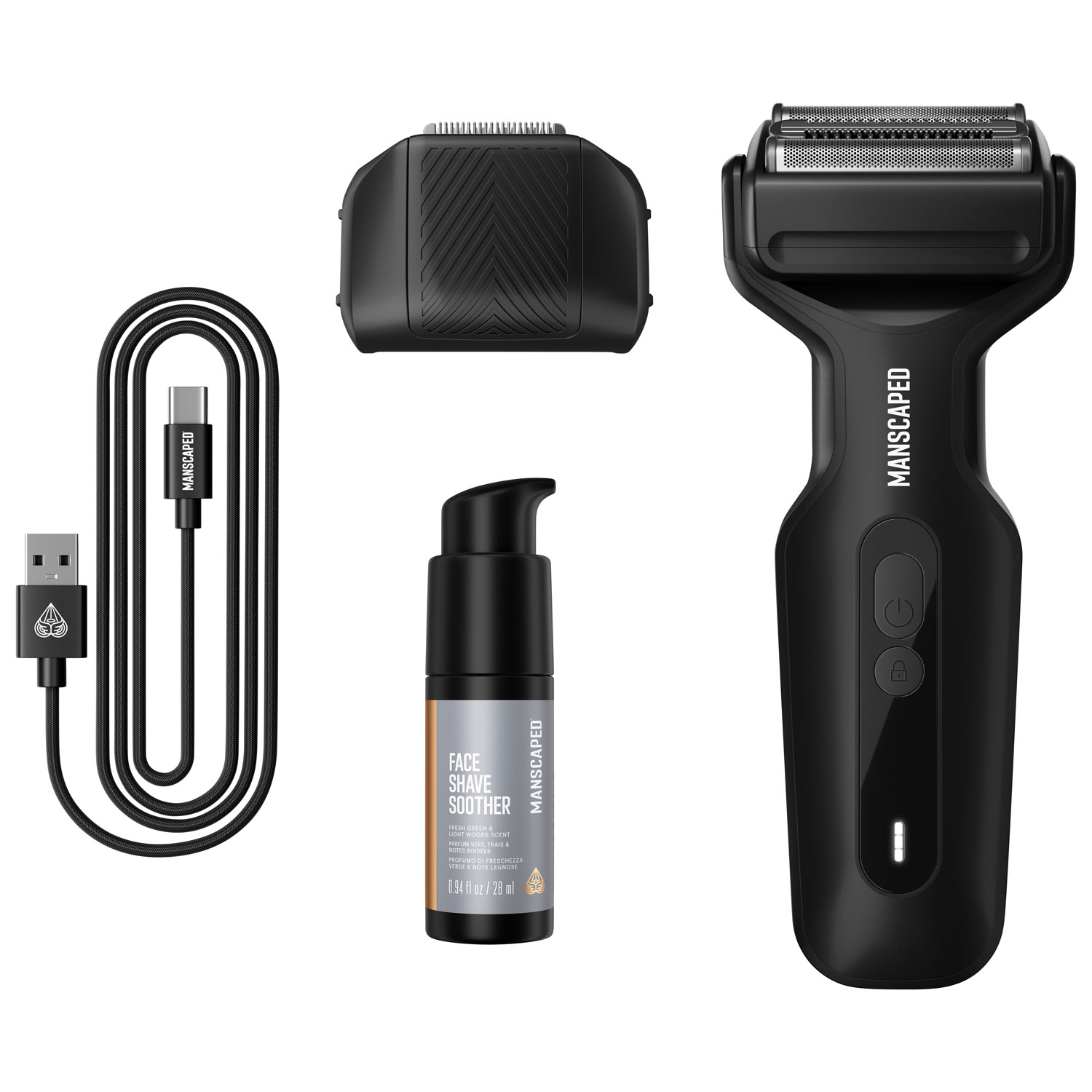 Manscaped Chairman Plus Cordless Face Shaver Essentials Kit