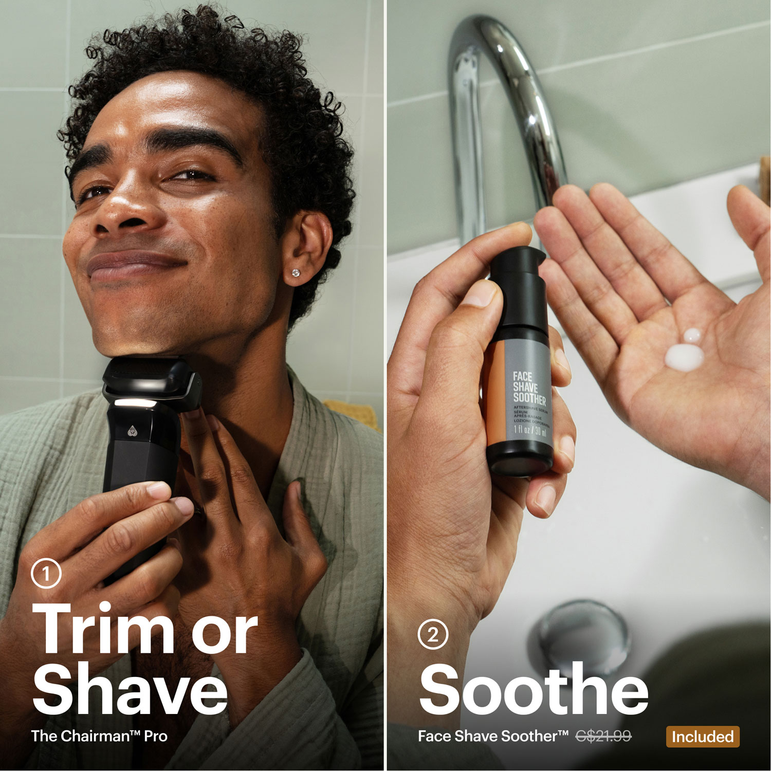 Manscaped Chairman Pro Cordless Foil Shaver & Stubble Trimmer Essentials Kit