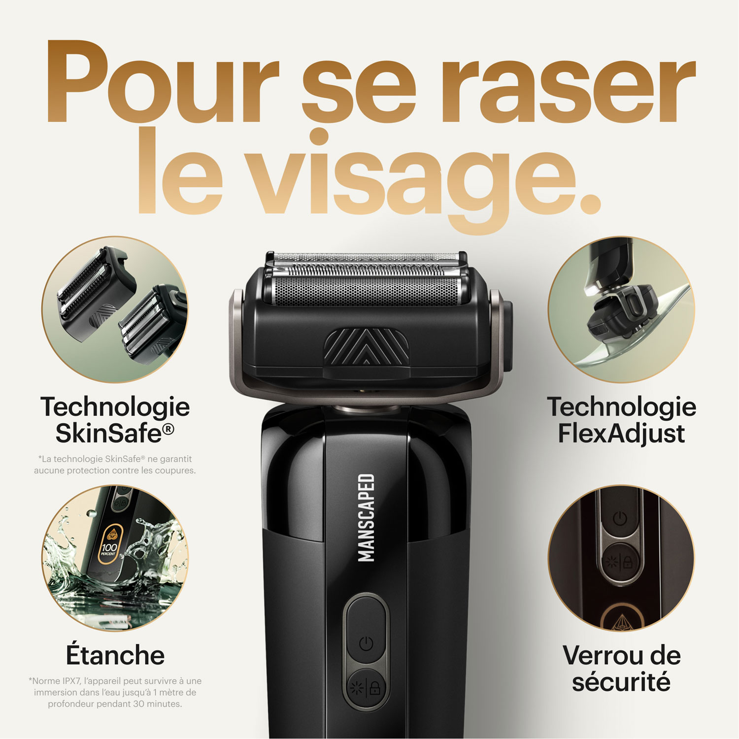 Manscaped Chairman Pro Cordless Foil Shaver & Stubble Trimmer Essentials Kit