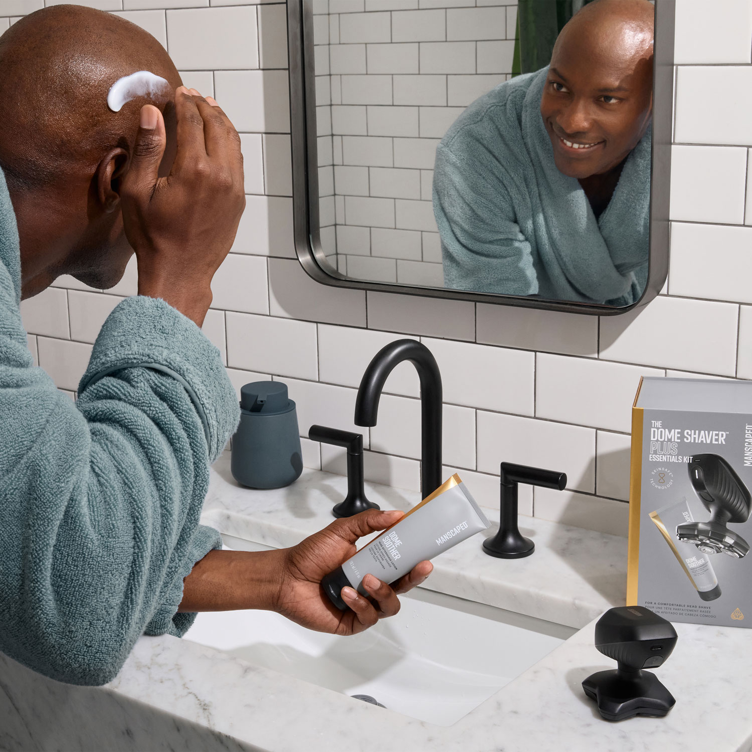 Manscaped Dome Shaver Plus Cordless Scalp & Bald Head Shaver Essentials Kit