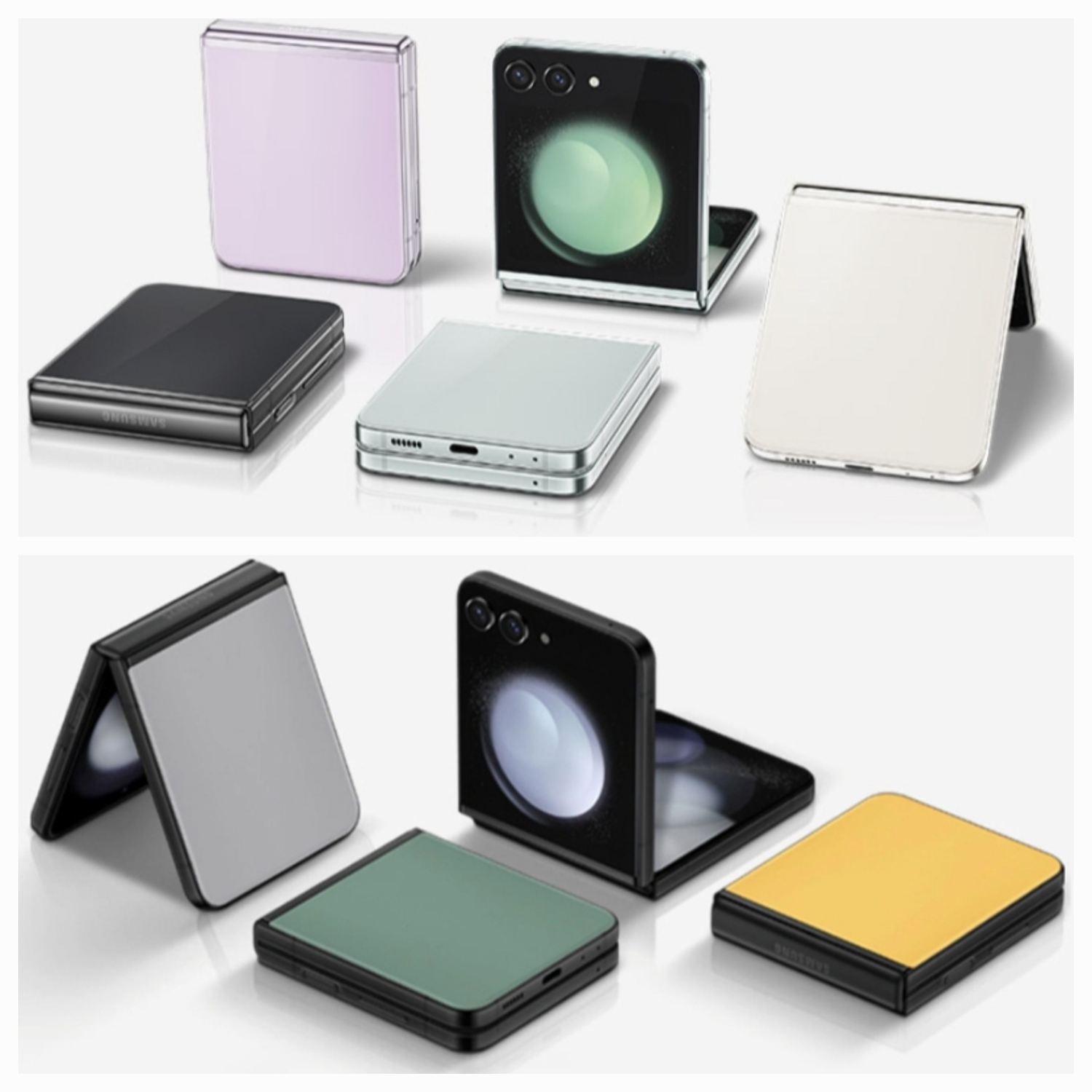 Refurbished - Samsung Galaxy Z Flip 5 256GB - Silver-Gray - Unlocked