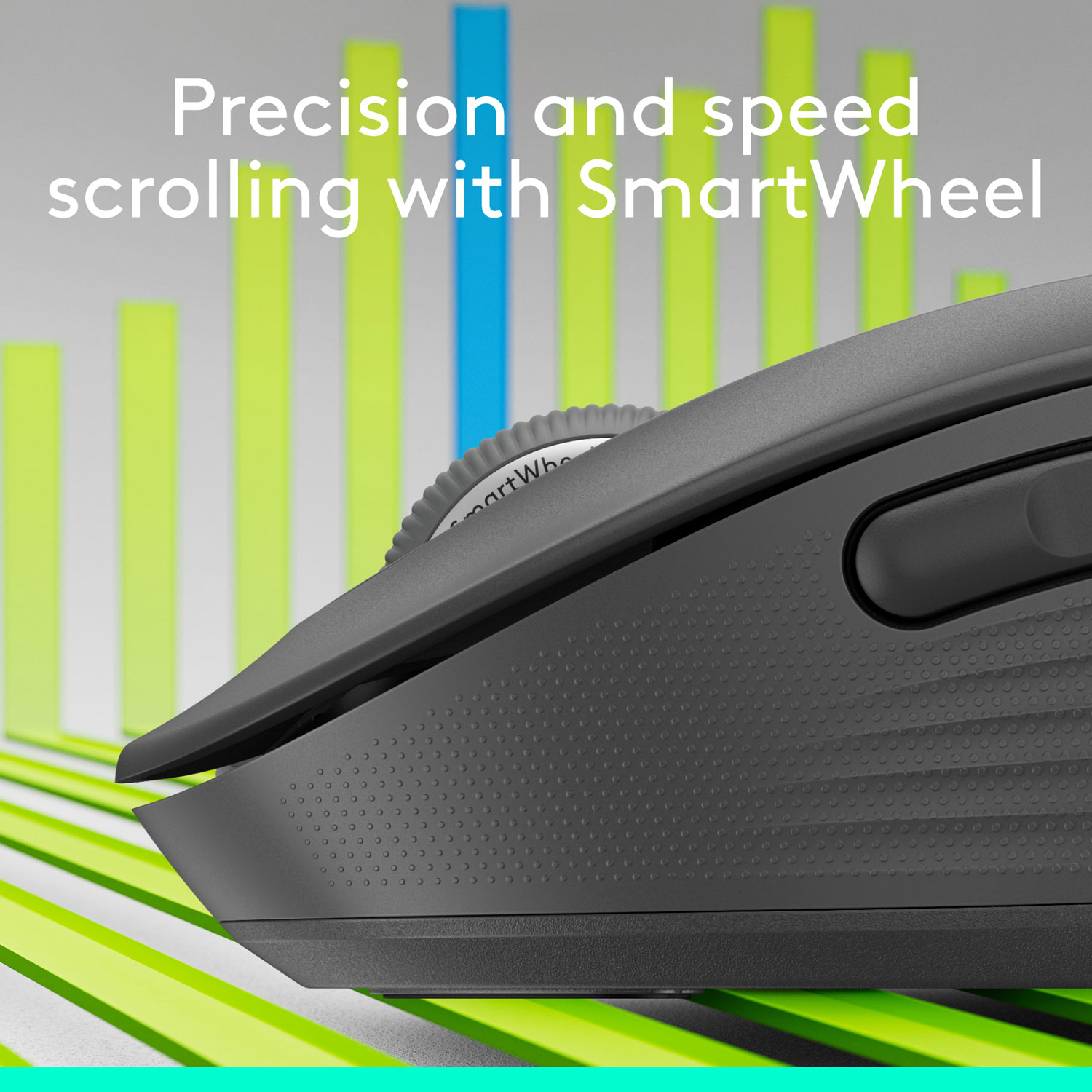 Souris optique Bluetooth Signature Plus M750 de Logitech - Graphite