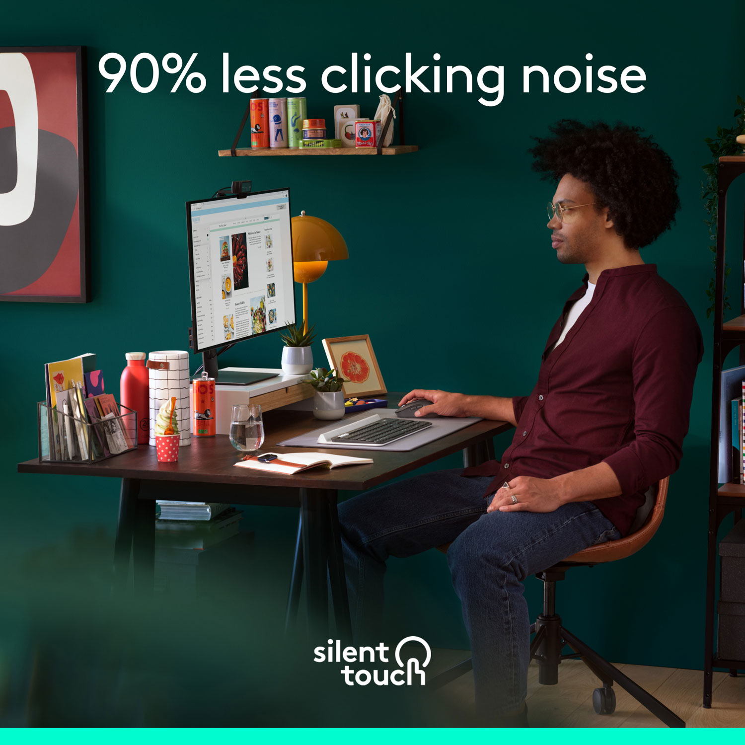 Logitech Signature Plus M750 L Bluetooth Optical Mouse - Graphite