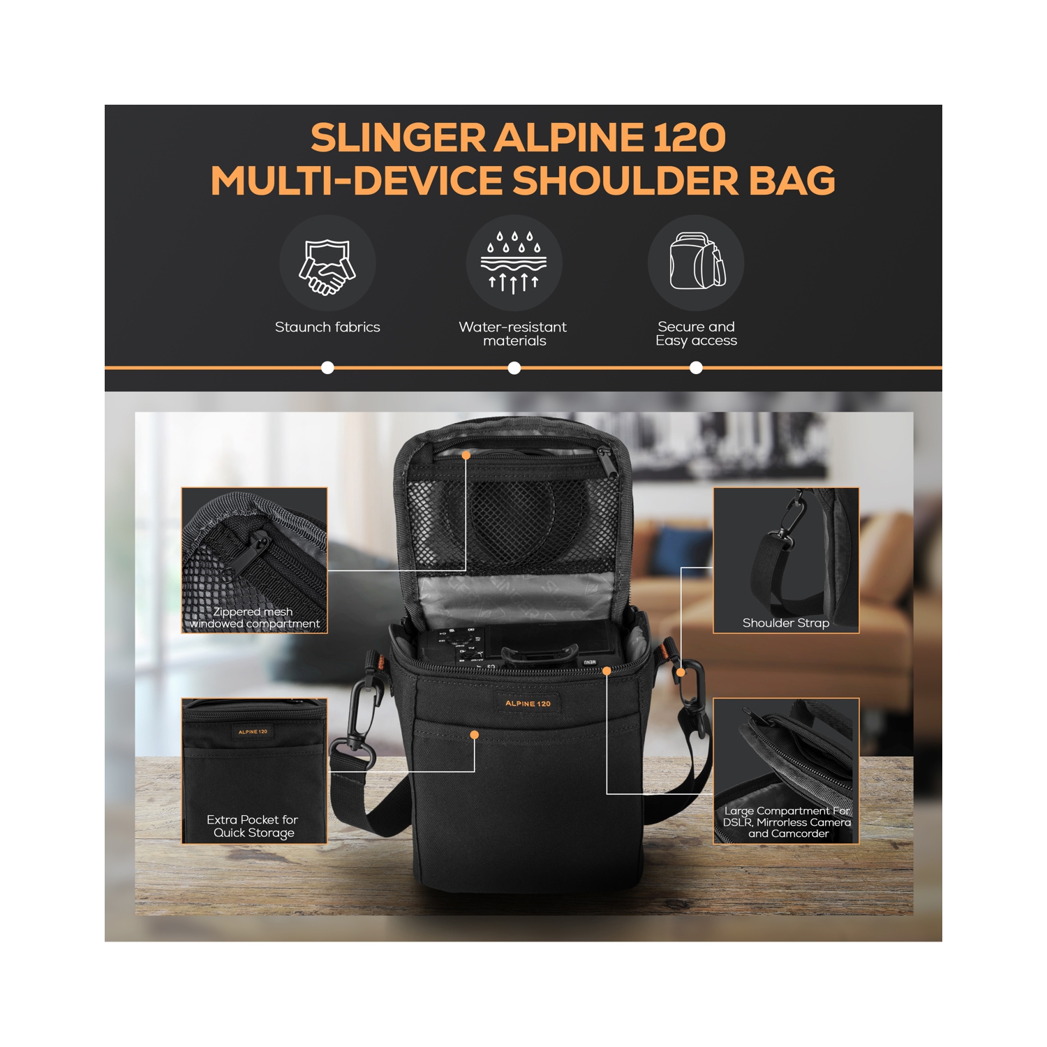 Kodak PIXPRO AZ425 Astro Zoom 20MP Full HD Digital Camera Bundled with SanDisk 64GB Memory Card and Camera Bag. Get a Free SD Card Reader and Custom