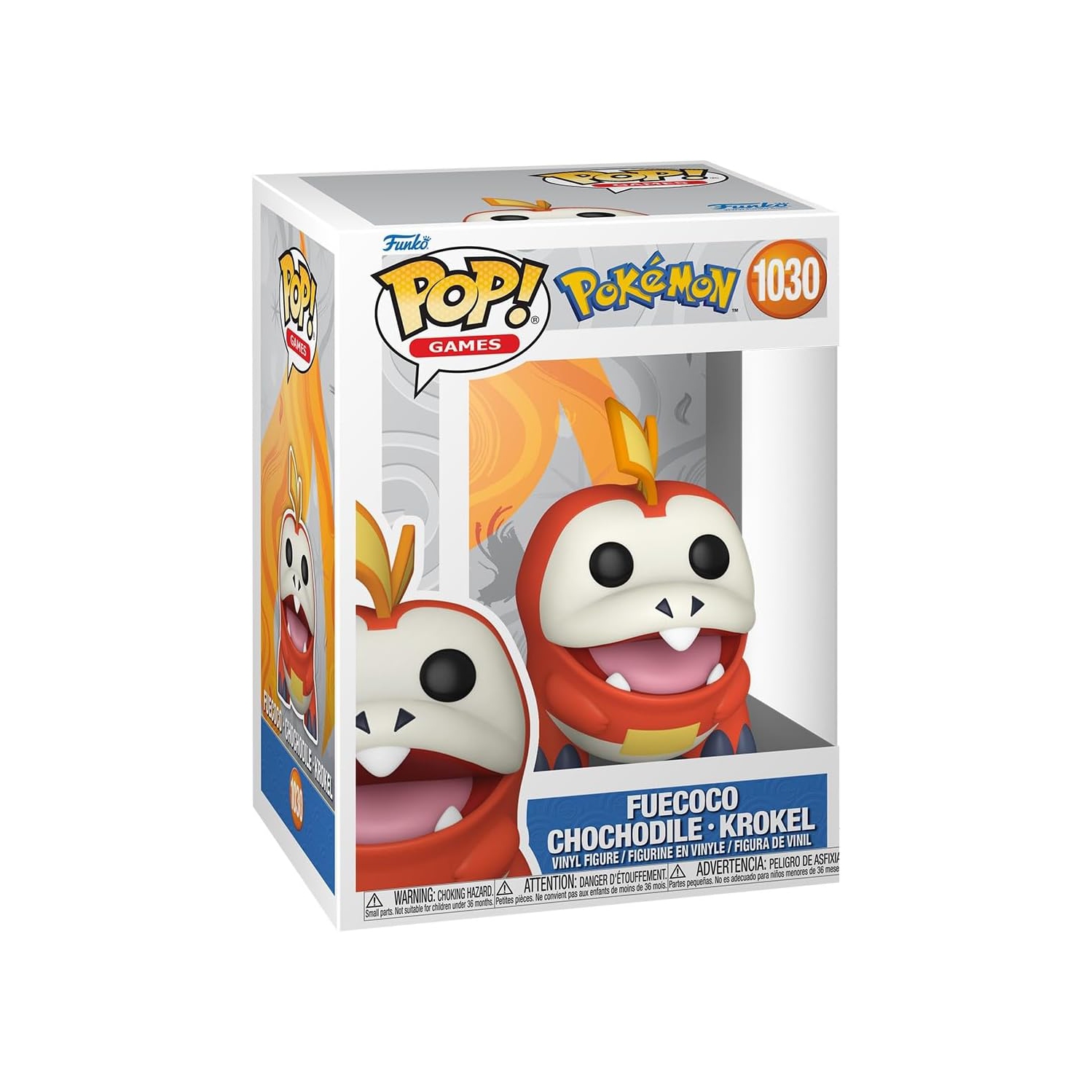 Pop Games Pokemon 3.75 Inch Action Figure - Fuecoco #1030