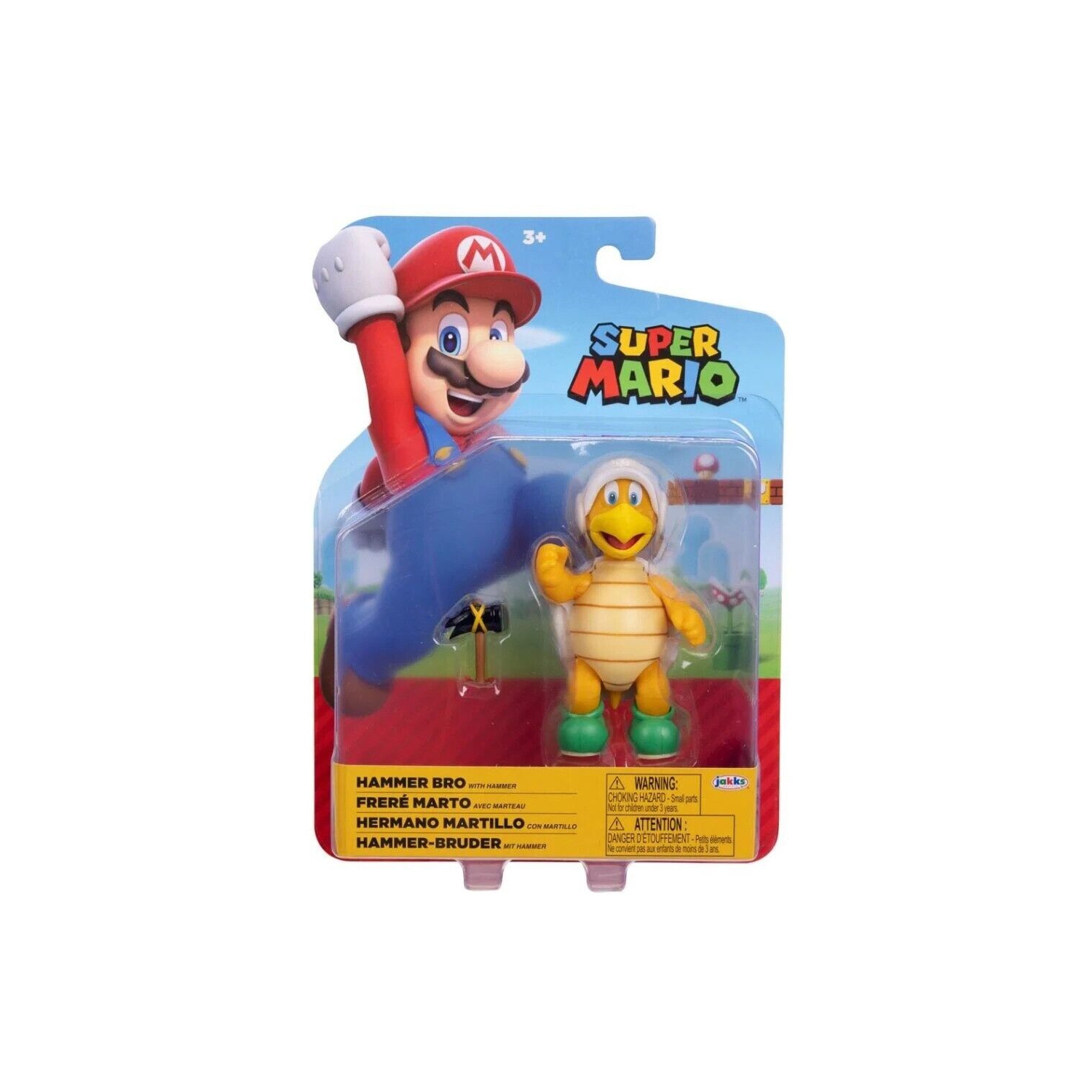 Super Mario World of Nintendo 4&nbsp;po - Figurine d'action Wave 32 - Hammer Bro