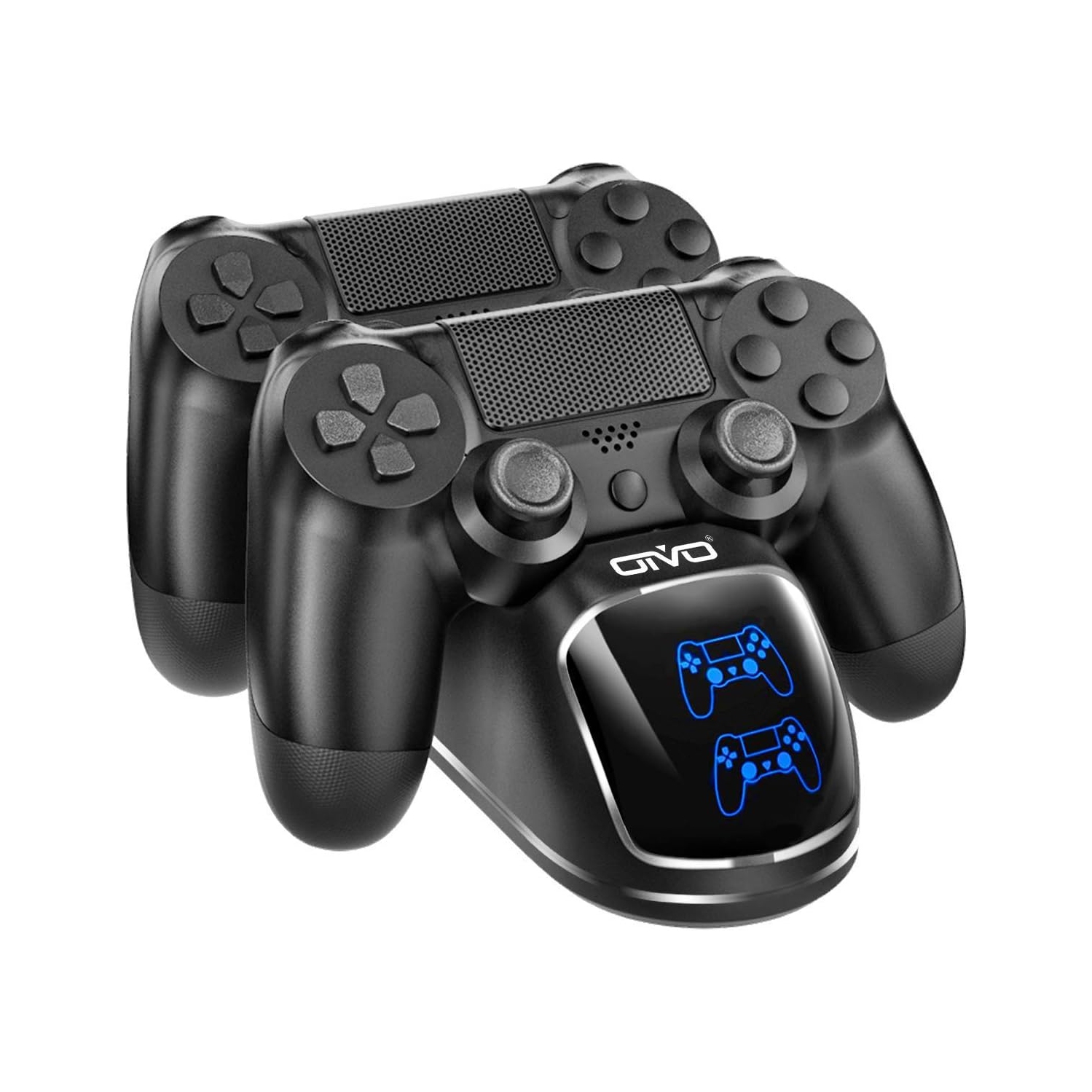 Chargeur pour manette PS4, station de recharge pour manettes Dual Shock 4 avec voyants LED, compatible avec les 4 manettes PS4/PS4 Slim/PS4 Pro de