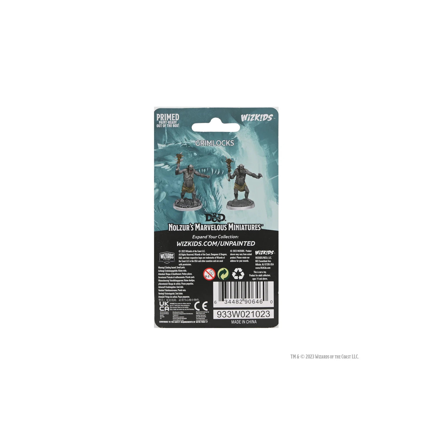 Dungeons and Dragons Nolzur's Marvelous Miniatures: Grimlocks