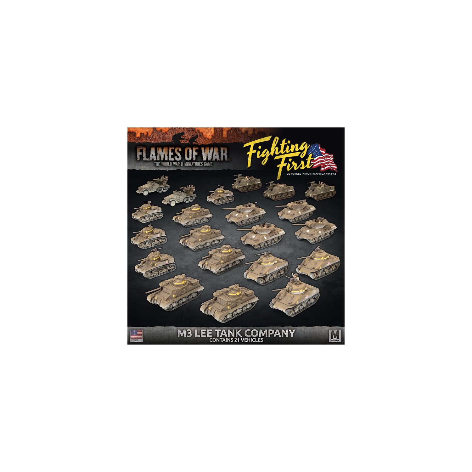 Flames of War Mid-War American Fighting First Army Deal New