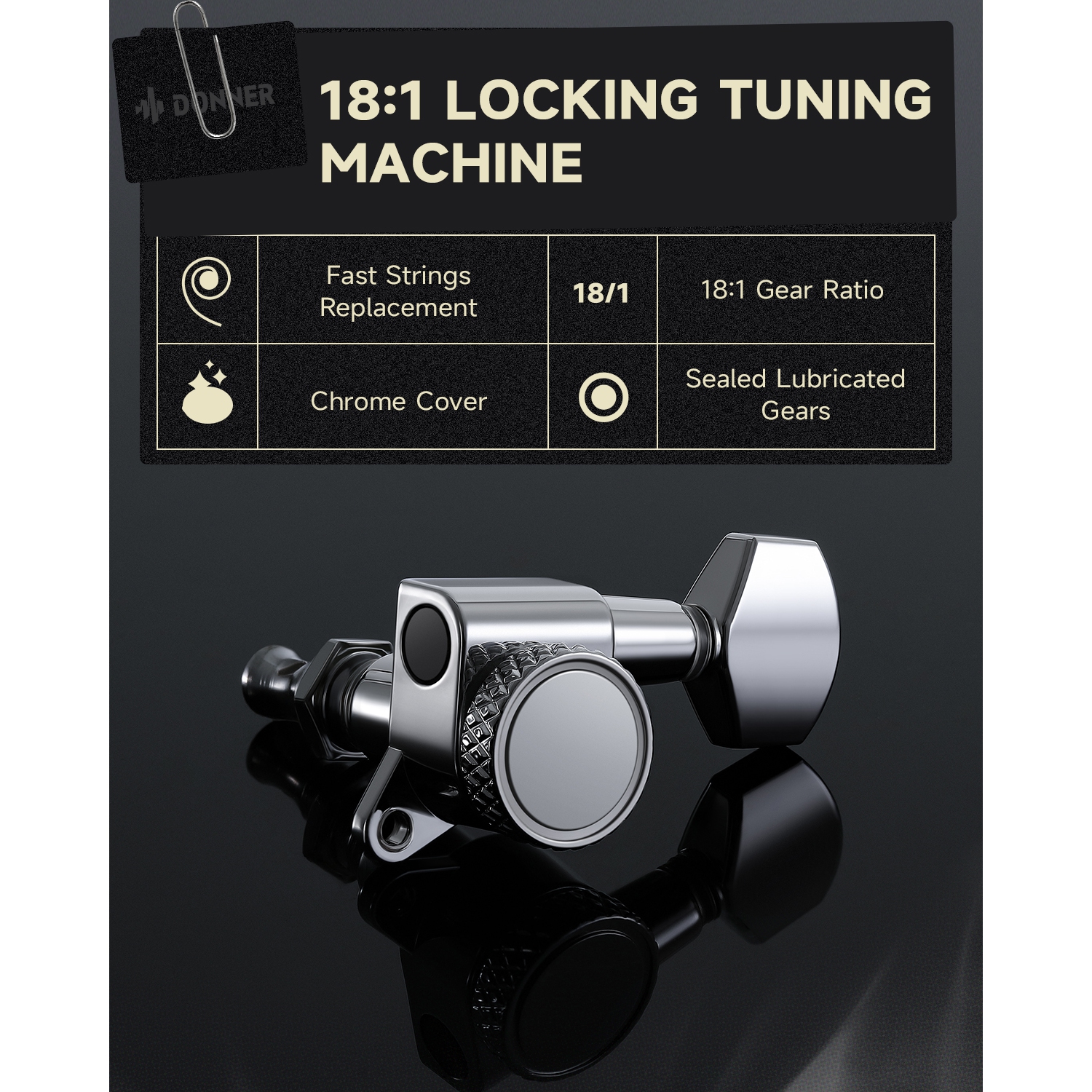 Donner DST-550 ST 7-Tone Electric Guitar HSS Pickup Roasted Maple Neck