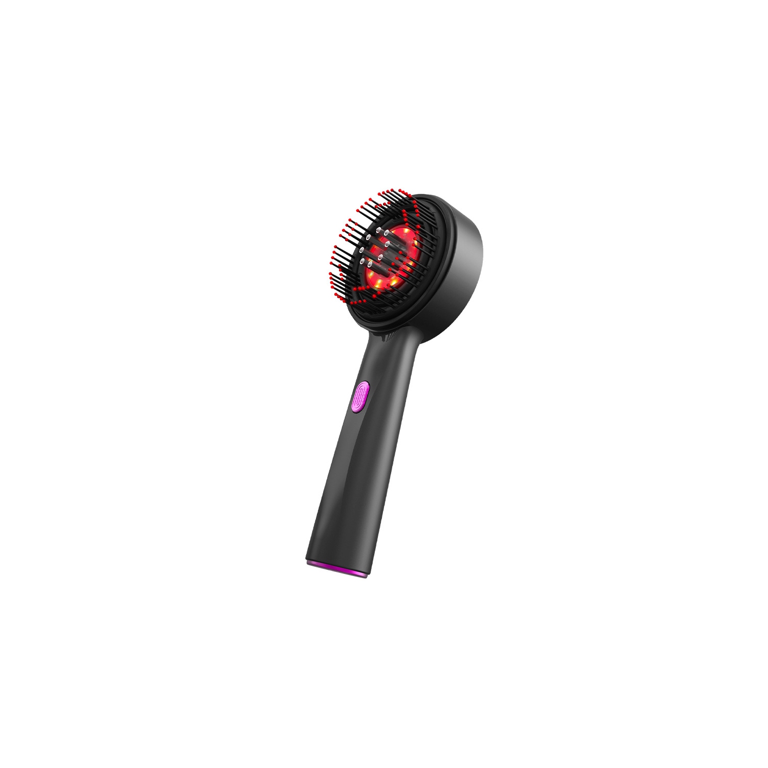 Red Light Hair Care Peb Hair Growth Peb EMS Electric Scalp Massage Brosse chauffante Tête de massage Peigne de massage Gris