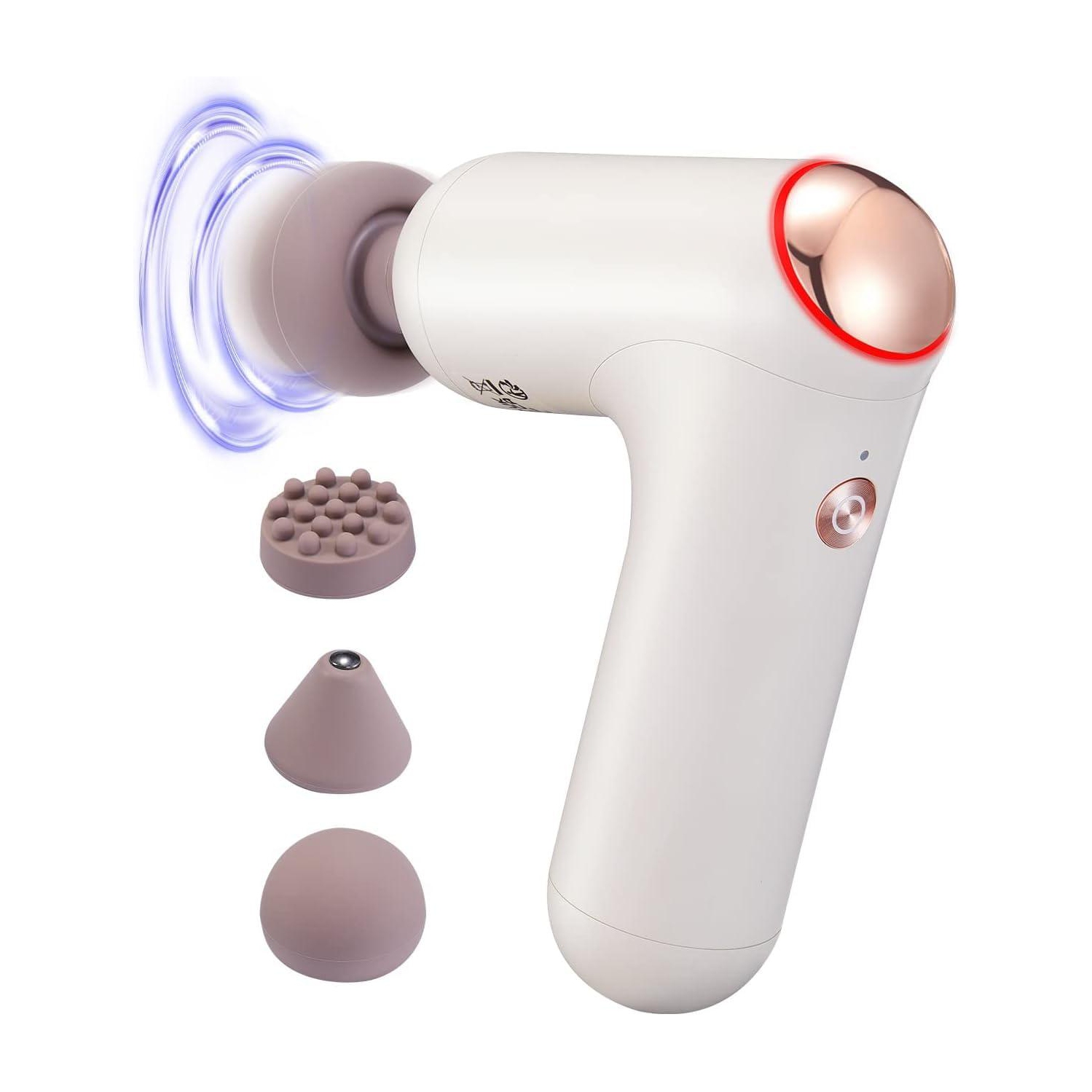 Breo Lucky 7 Deep Tissue Massage Gun with Heat Massage Gun For Back Pain Neck and Shoulders For Athletes Runners Muscle Recovery Relaxation Small but