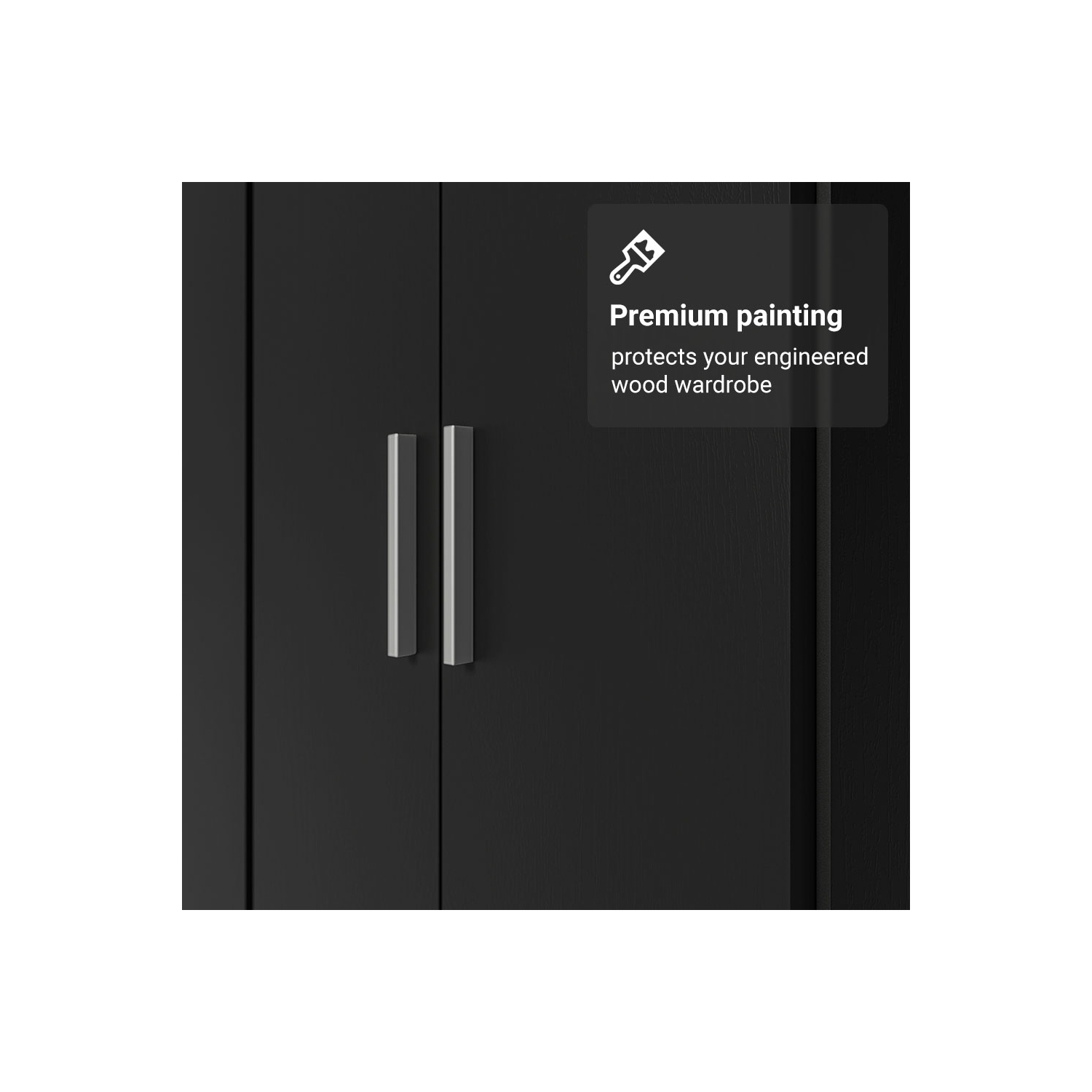 Ensemble garde-robe à 6 portes et 4 tiroirs Armoire garde-robe Armoire pour chambre à coucher avec tablettes et espace suspendu Meuble de rangement