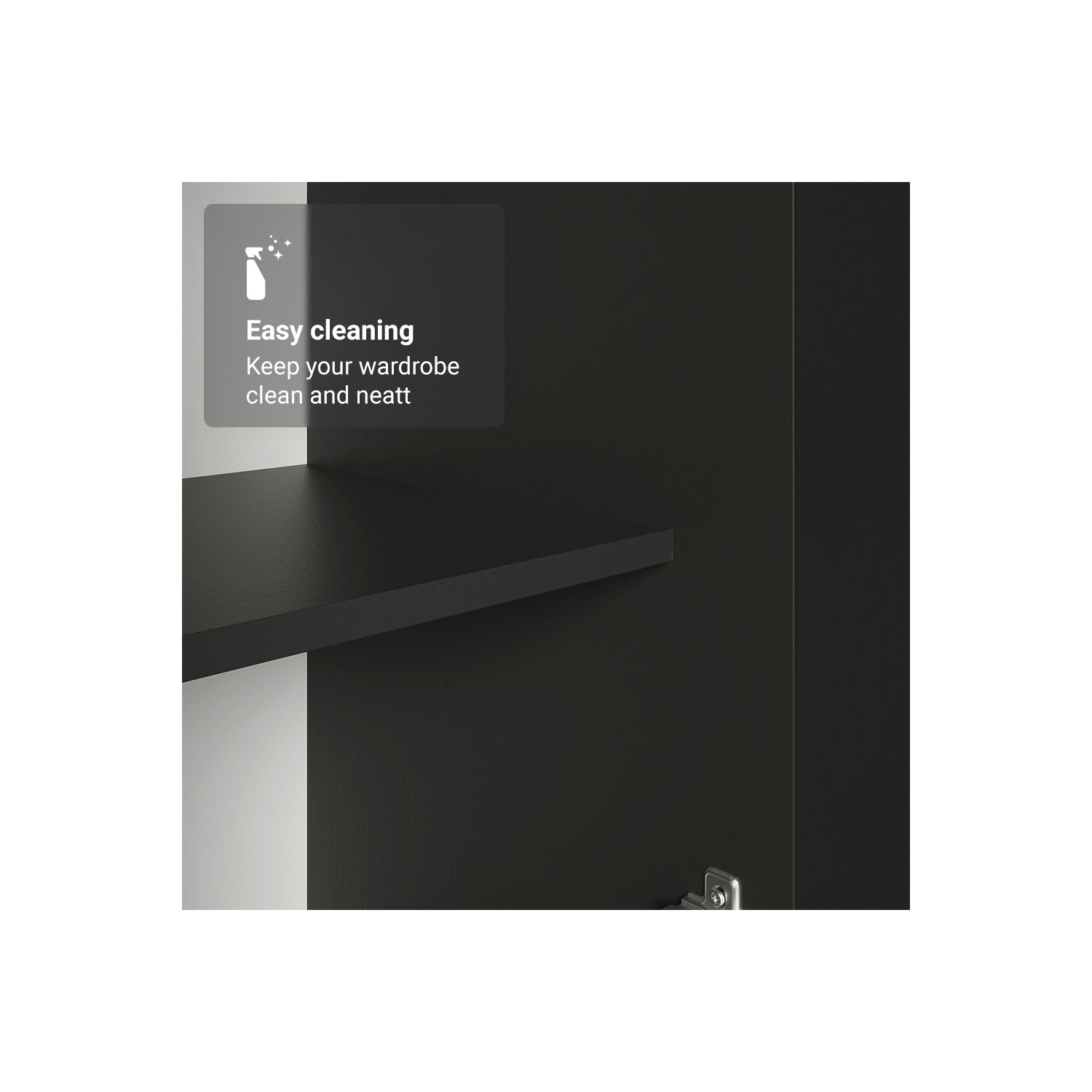 Ensemble garde-robe à 6 portes et 4 tiroirs Armoire garde-robe Armoire pour chambre à coucher avec tablettes et espace suspendu Meuble de rangement