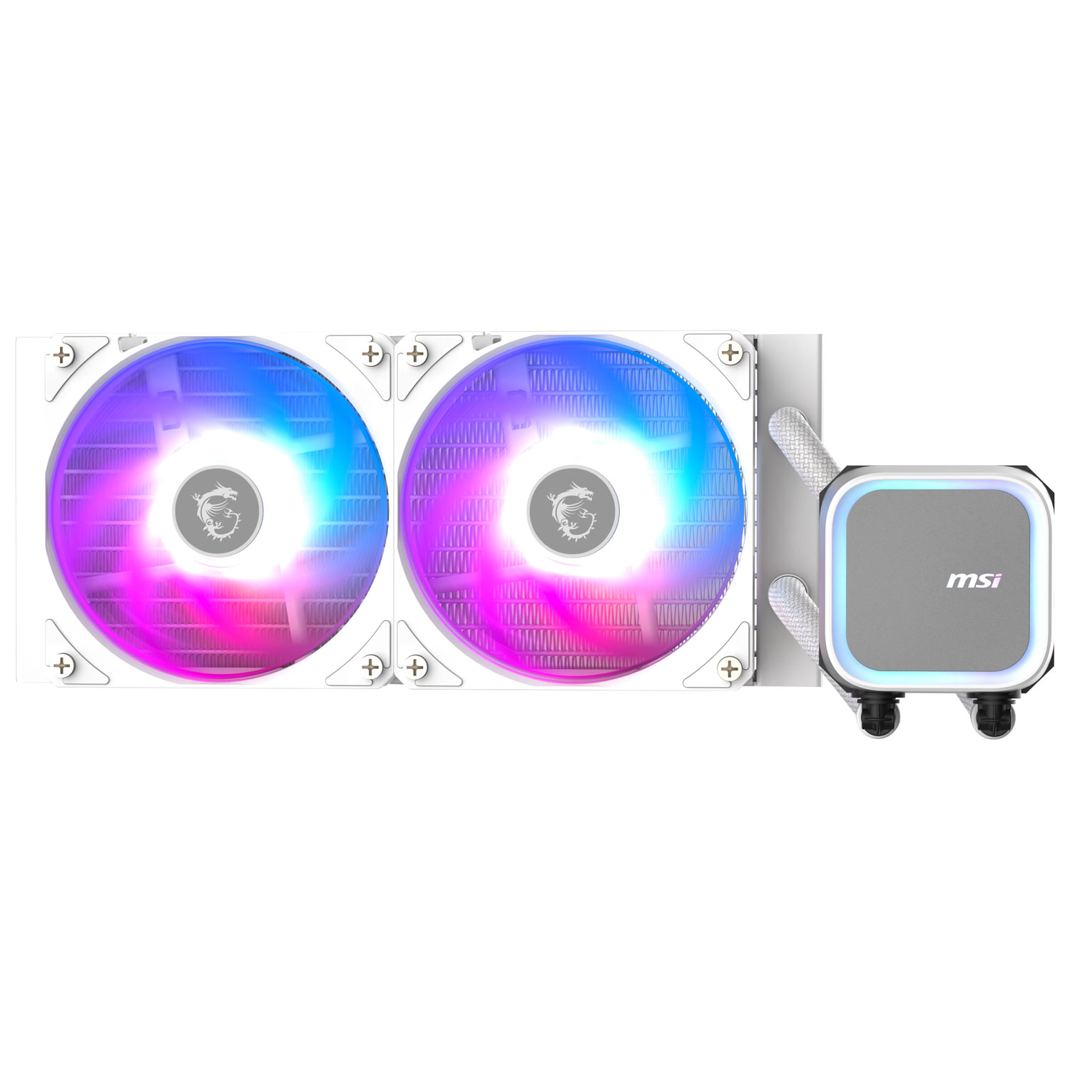 MSI MAG CoreLiquid A13 240 ARGB Liquid CPU Cooling System - White