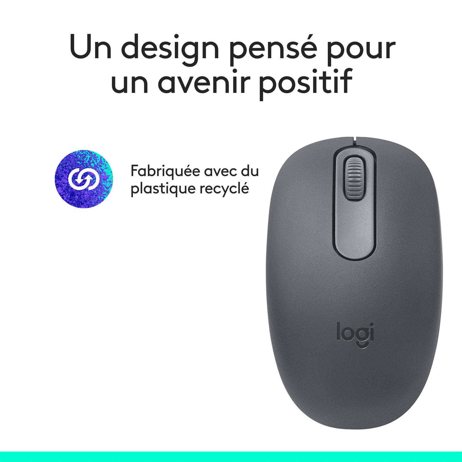 Logitech M196 1000 DPI Bluetooth Optical Mouse - Graphite