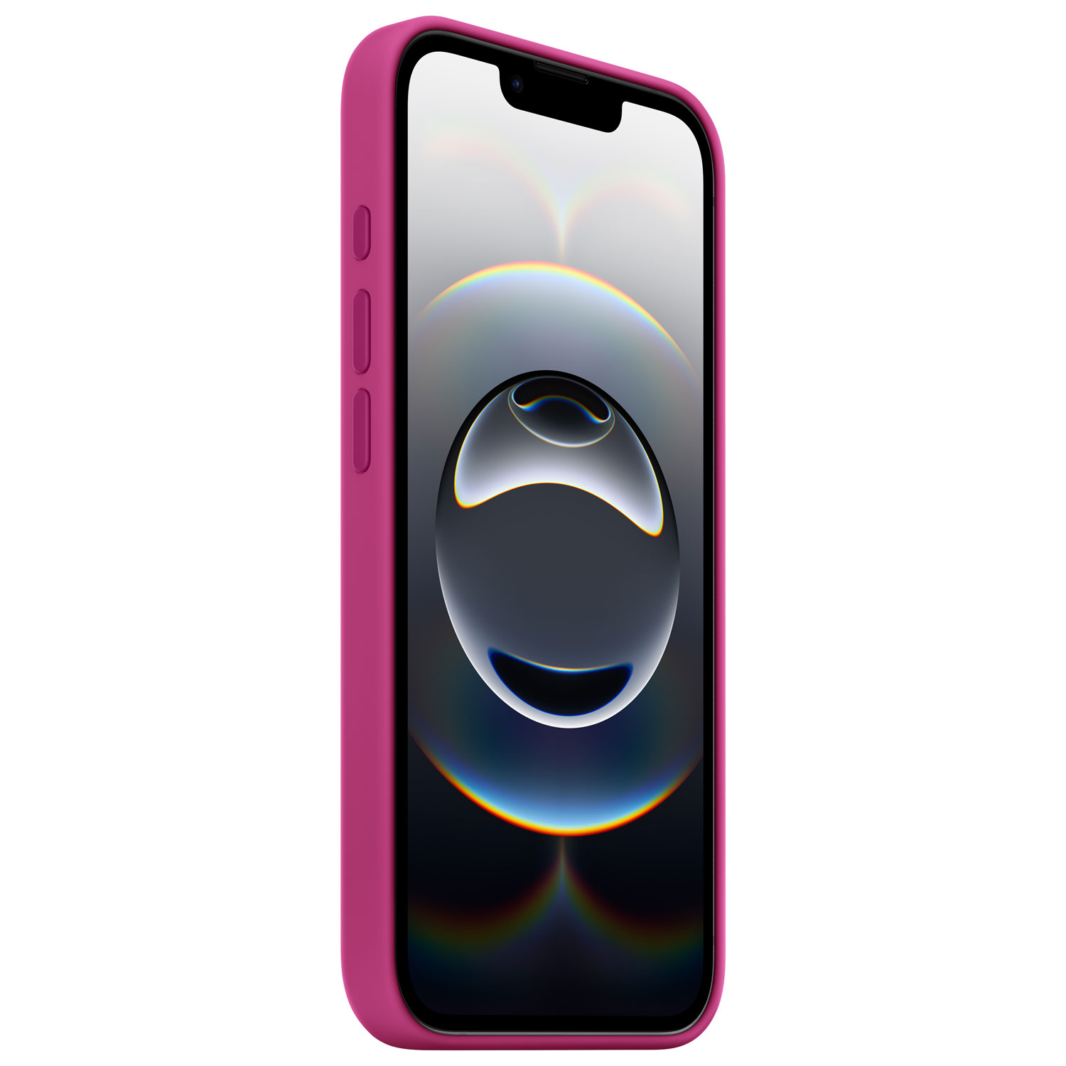 Apple Silicone Fitted Hard Shell Case for iPhone 16e - Fuchsia