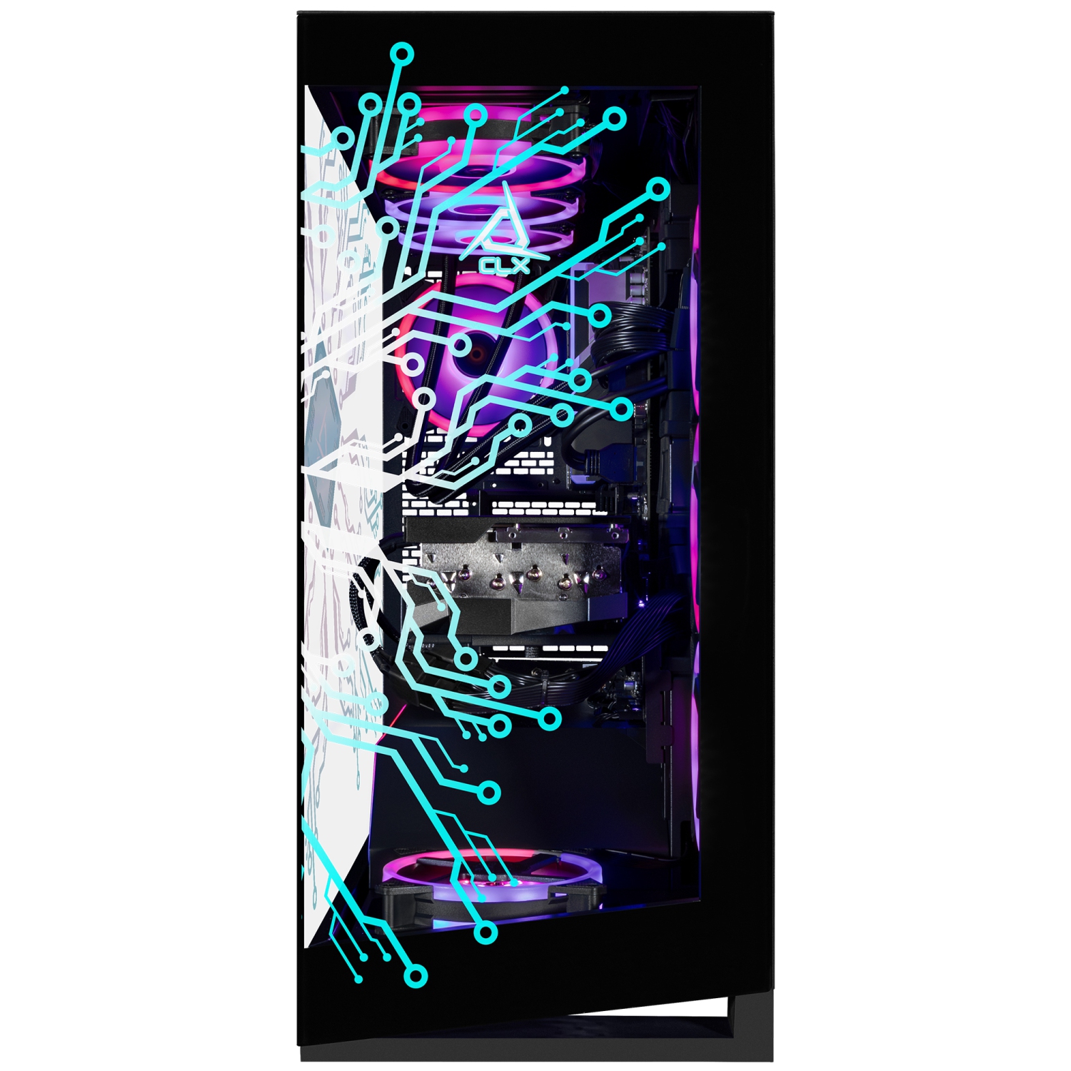 CLX Horus Gaming Desktop-Liquid Cooled Intel Core Ultra 9 285K 3.7GHz 24-Core Processor, 64GB DDR5 Memory, RTX 5070 Ti 16GB GDDR7 Graphics, 2TB SSD,