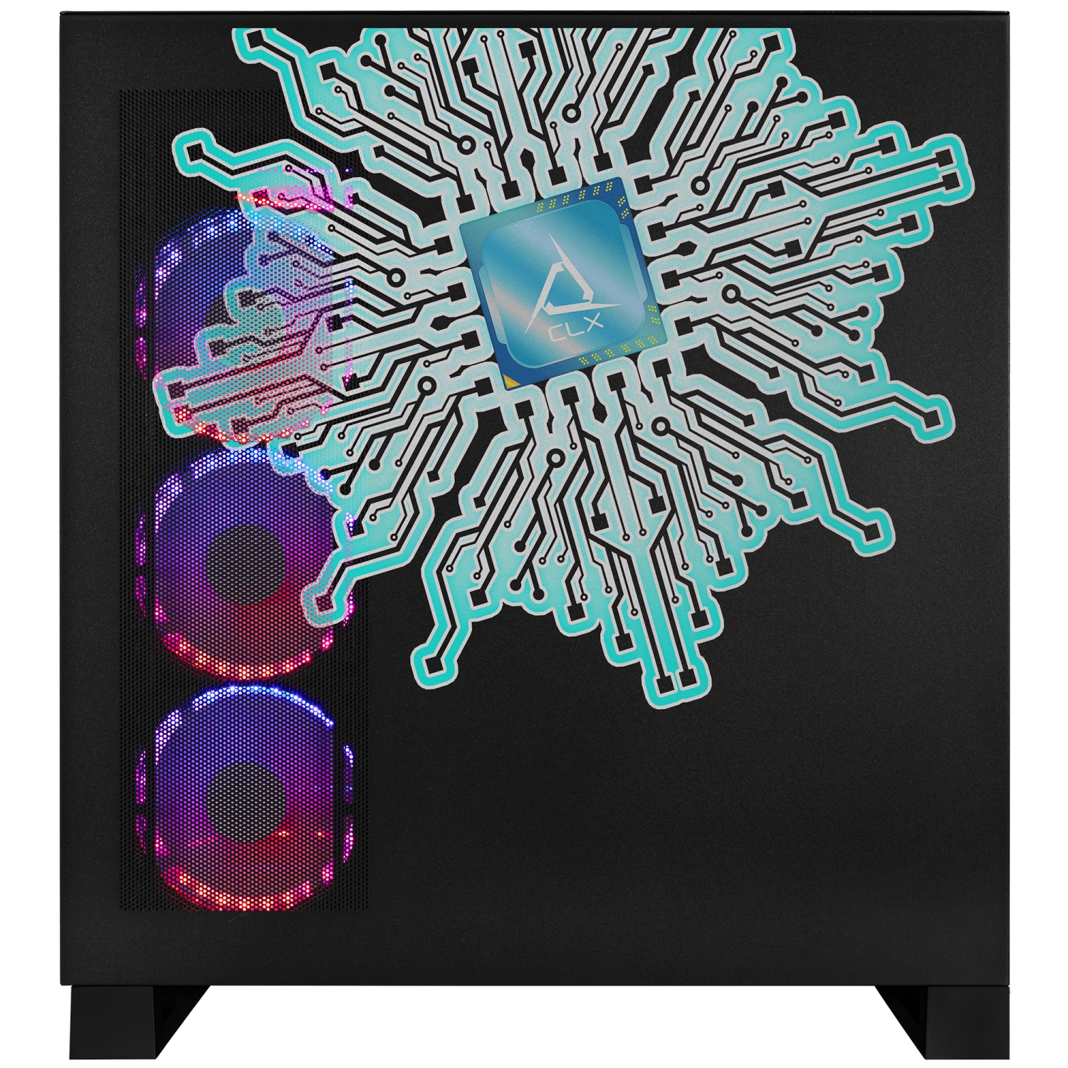 CLX Horus Gaming Desktop-Liquid Cooled Intel Core Ultra 9 285K 3.7GHz 24-Core Processor, 64GB DDR5 Memory, RTX 5070 Ti 16GB GDDR7 Graphics, 2TB SSD,